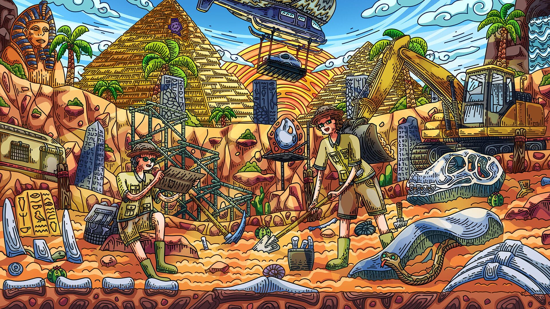 Screenshot for 100 Archeology Cats