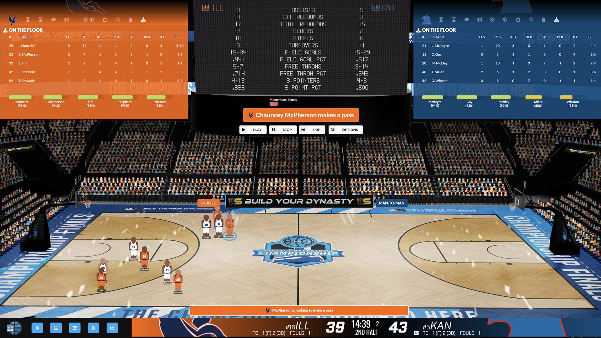 Screenshot for Draft Day Sports: College Basketball 26