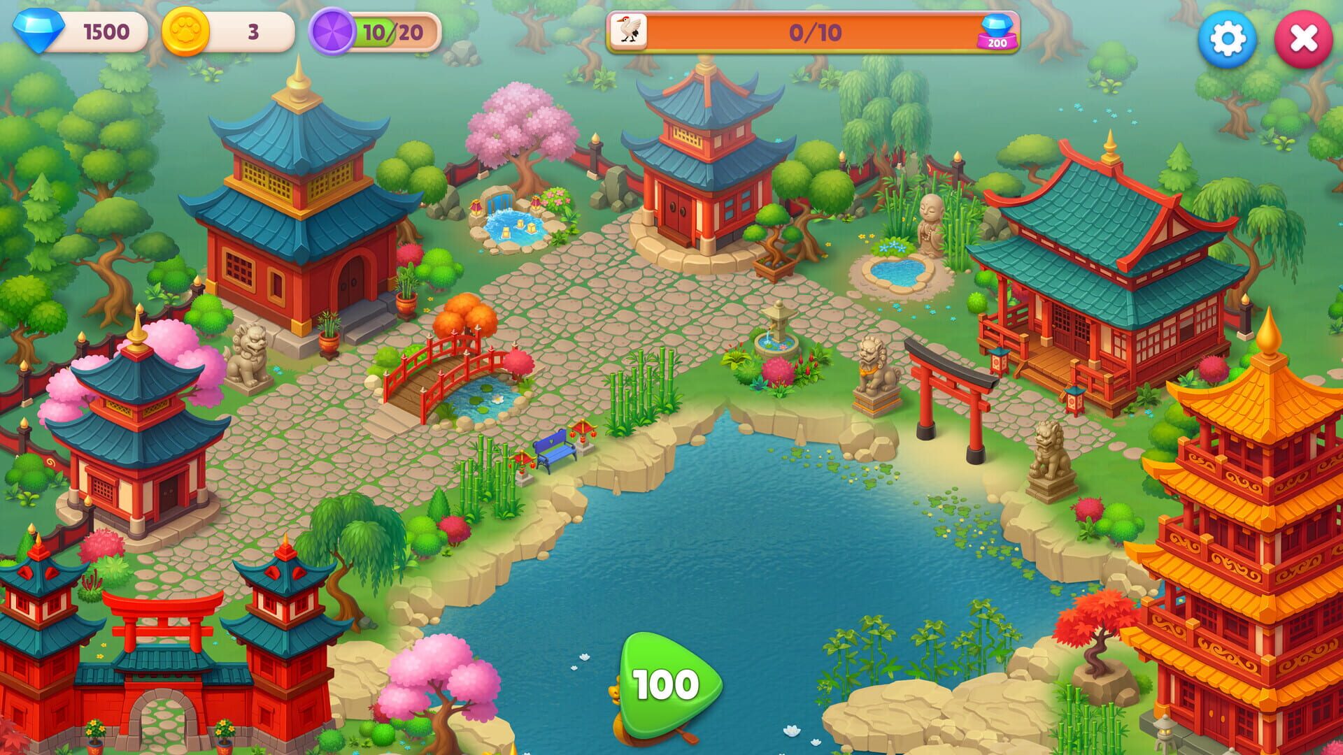 Screenshot for Catjong 3: Purrl of the East