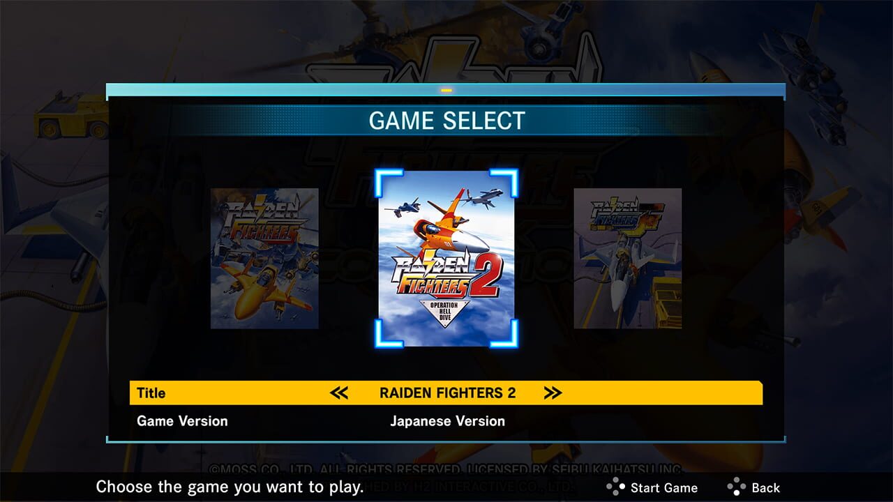 Screenshot for Raiden Fighters 2: Operation Hell Dive