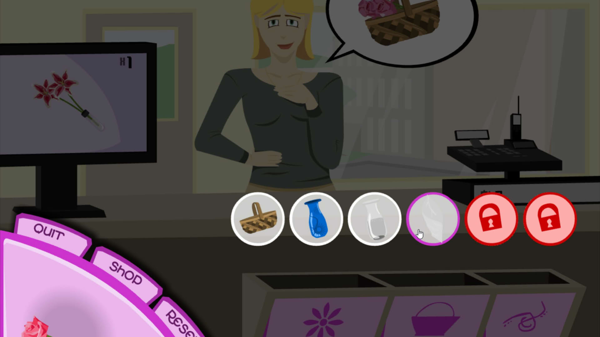 Screenshot for Rita's Flower Shop