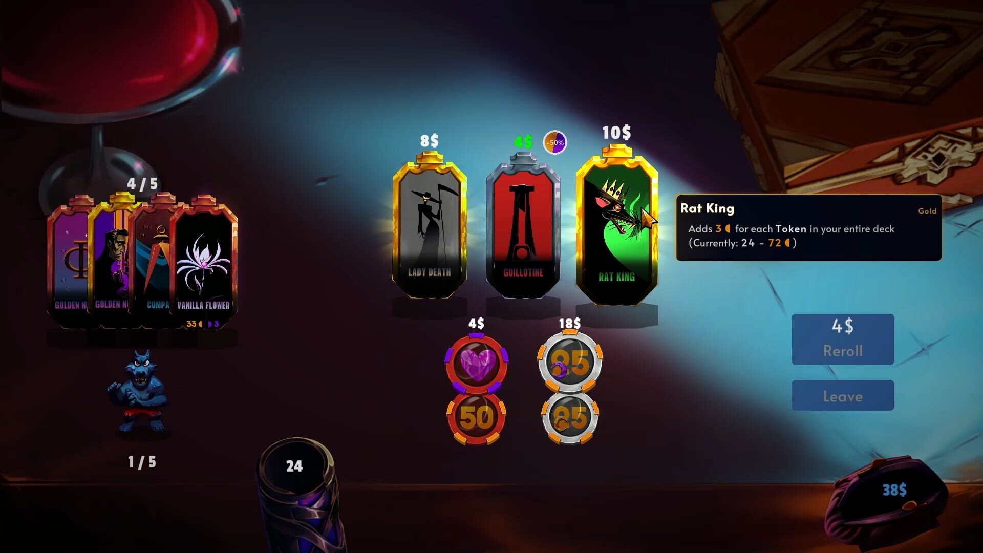 Screenshot for Tokens