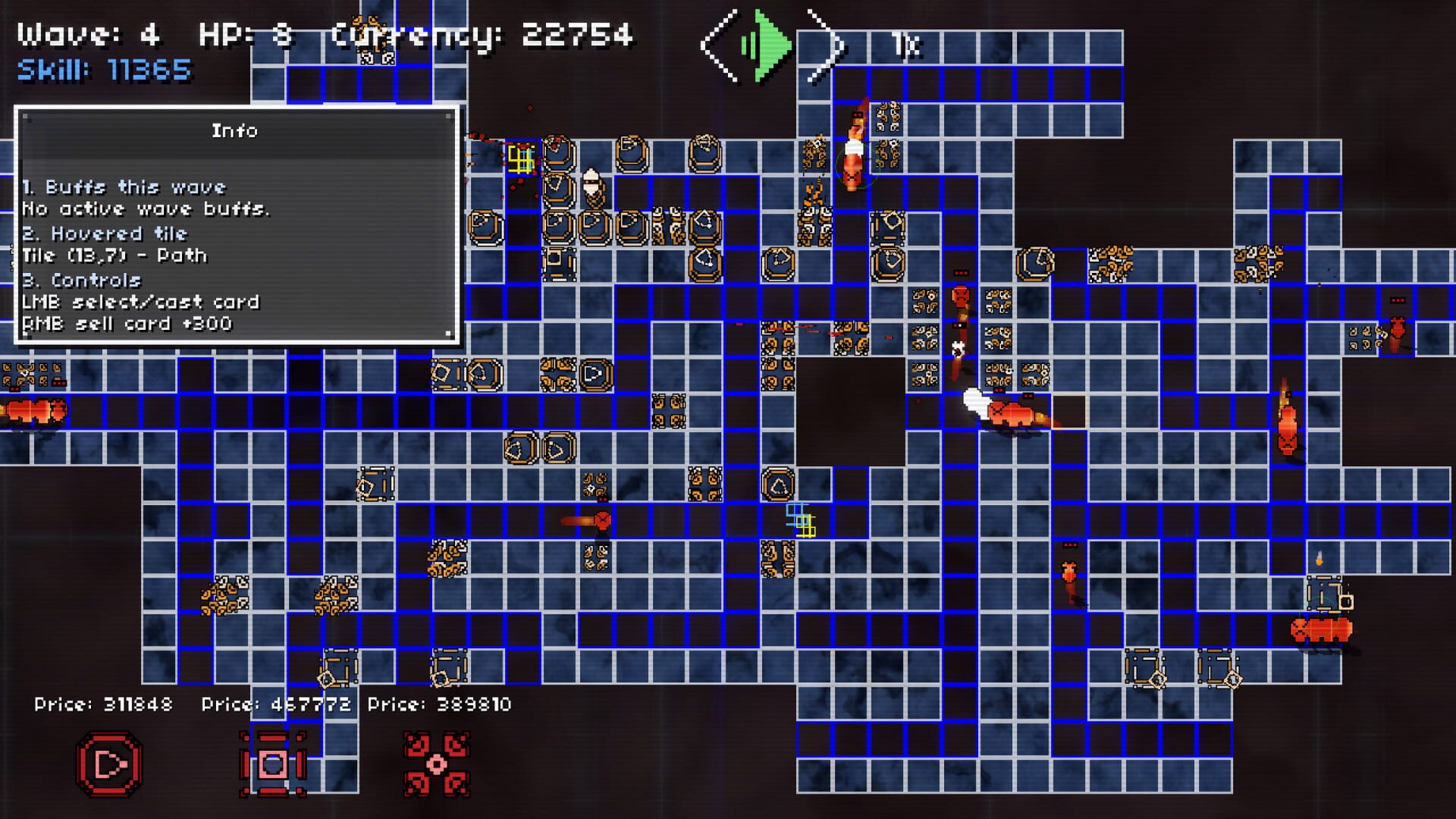 Screenshot for Exponent: The Scaling Tower Defense