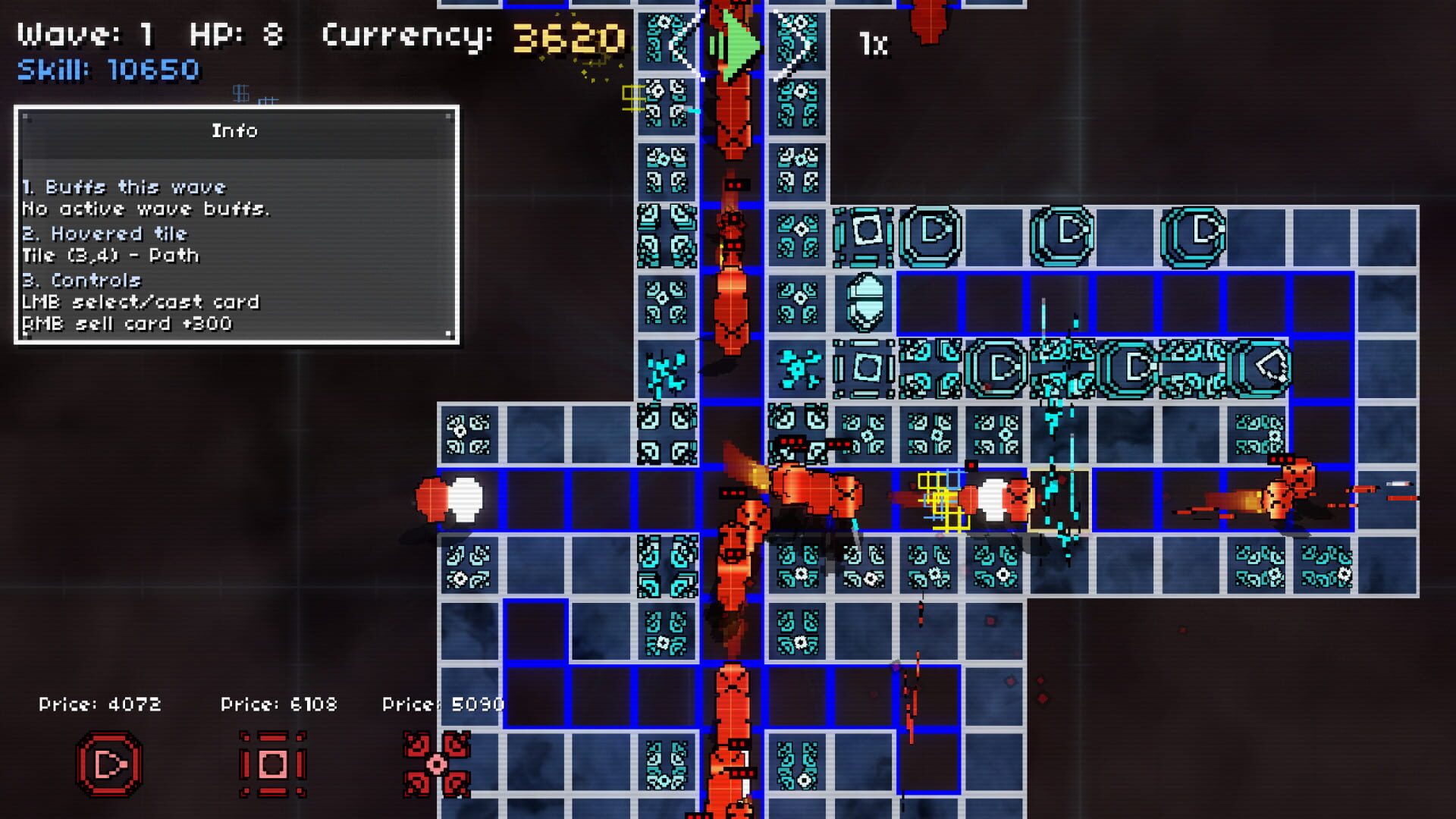 Screenshot for Exponent: The Scaling Tower Defense