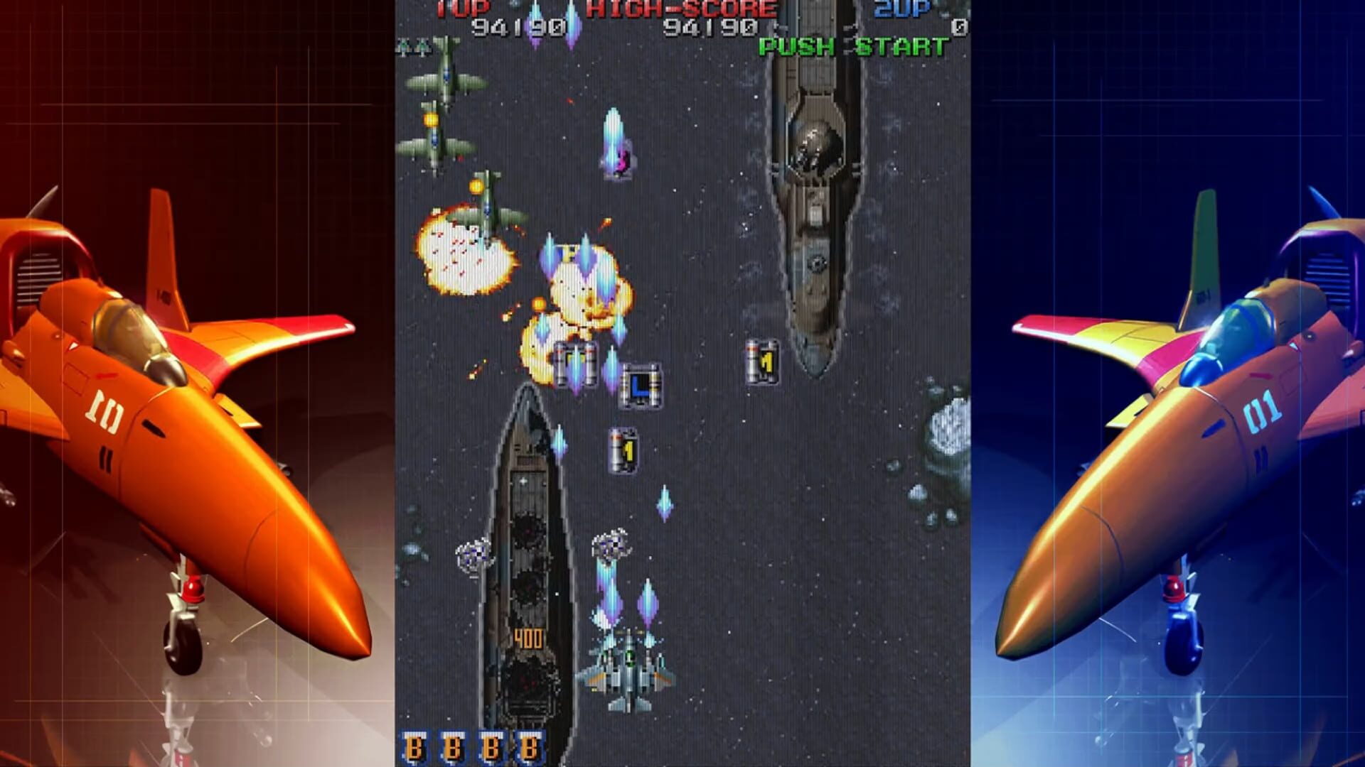 Screenshot for Raiden Fighters Remix