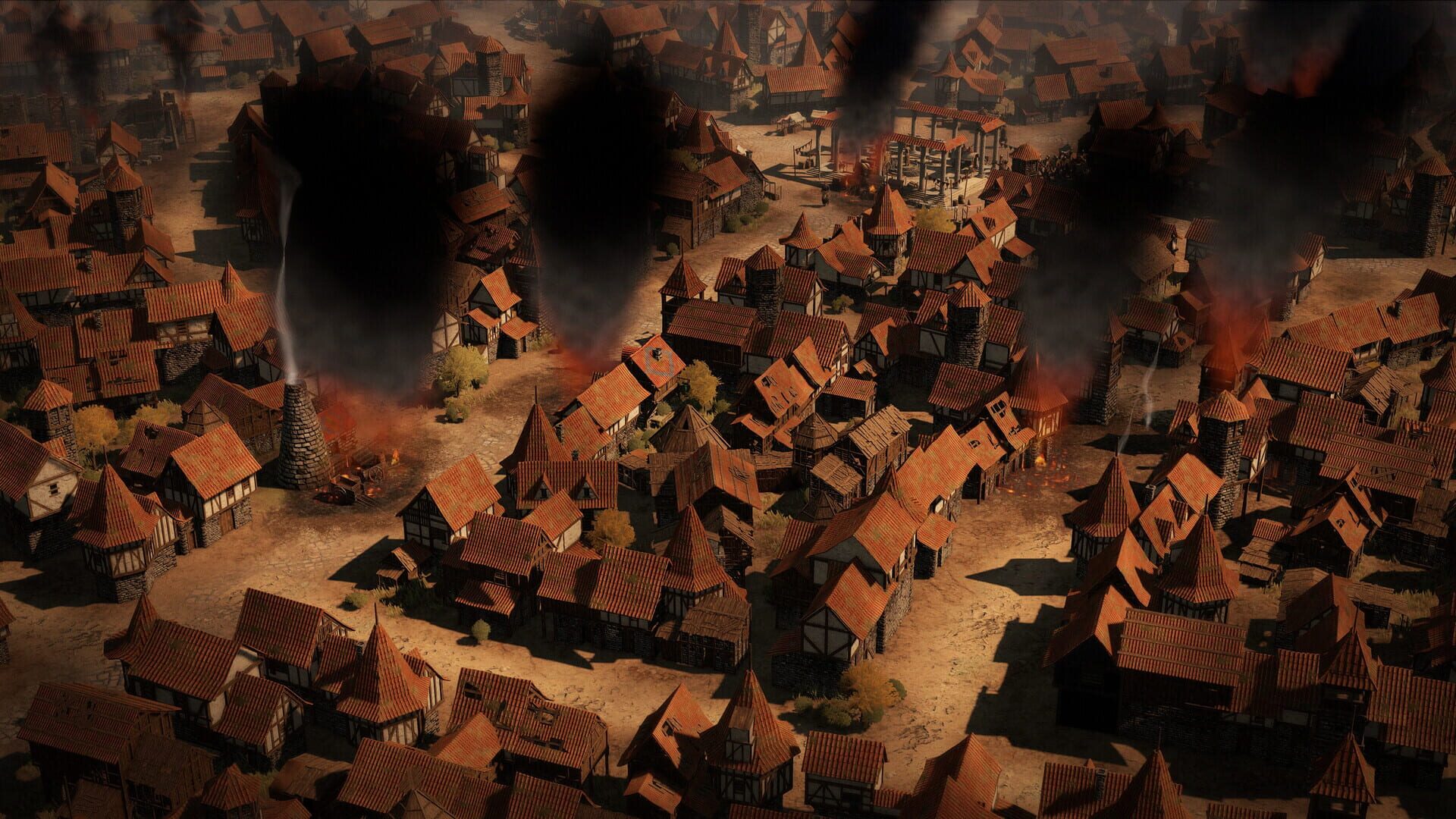 Screenshot for Wartales: Contract - Fires in the Capital