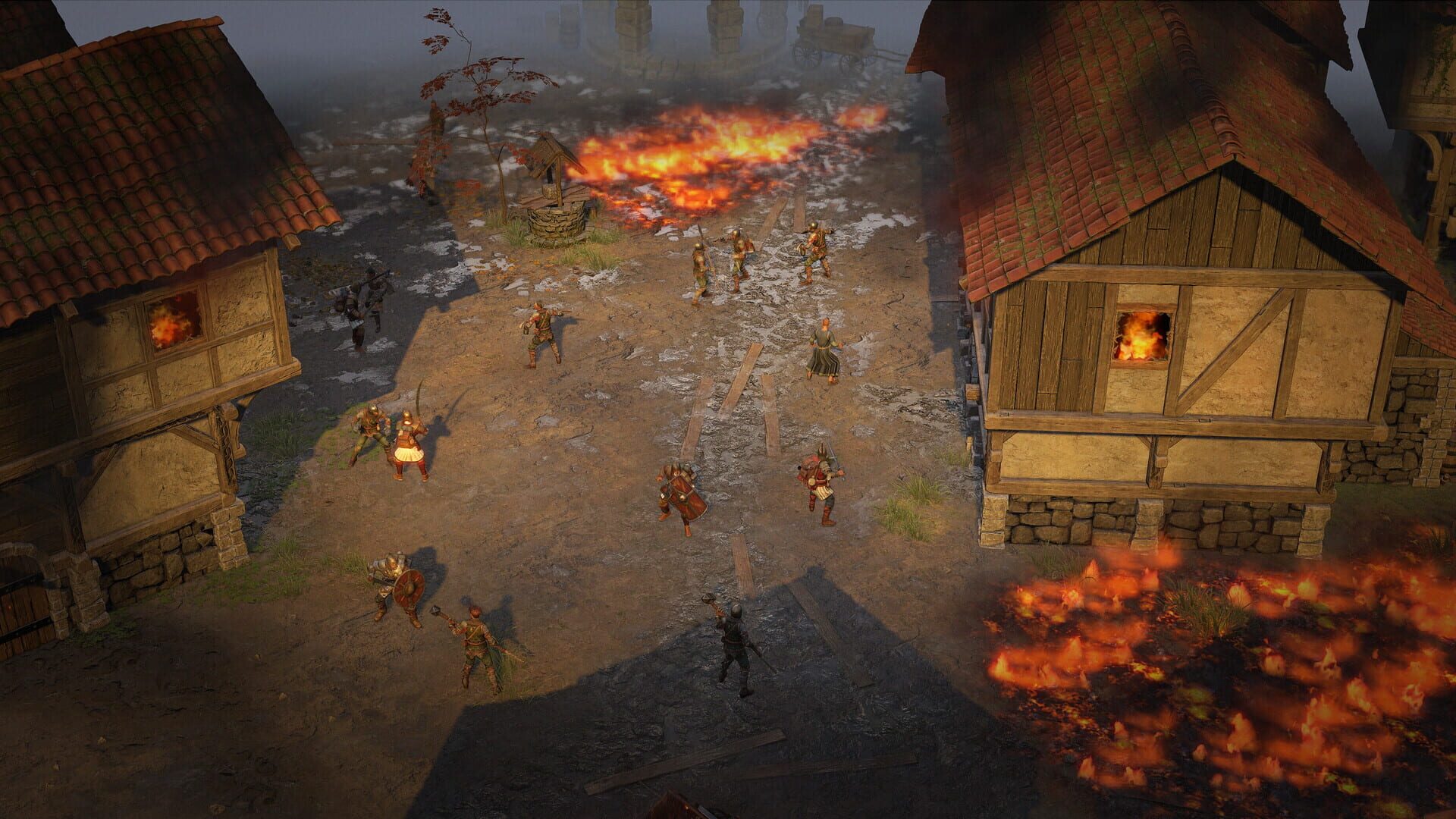 Screenshot for Wartales: Contract - Fires in the Capital