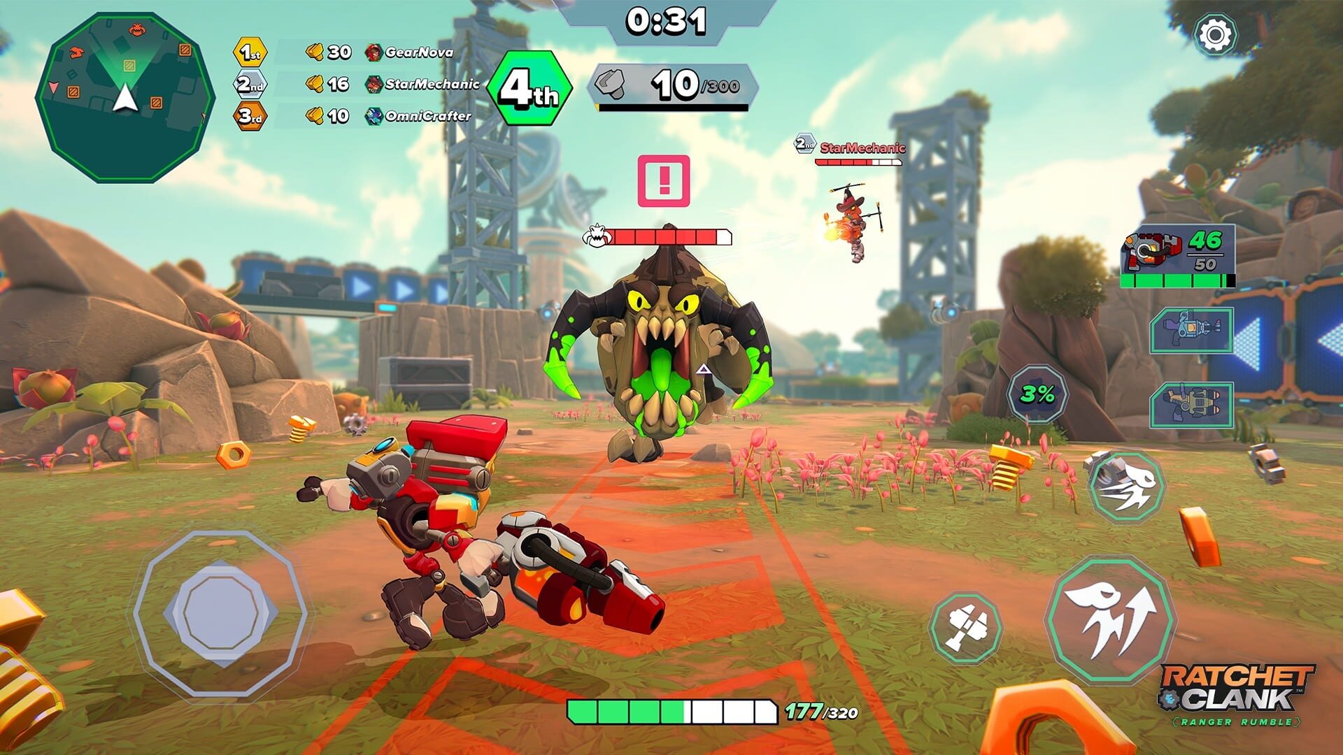 Screenshot for Ratchet & Clank: Ranger Rumble