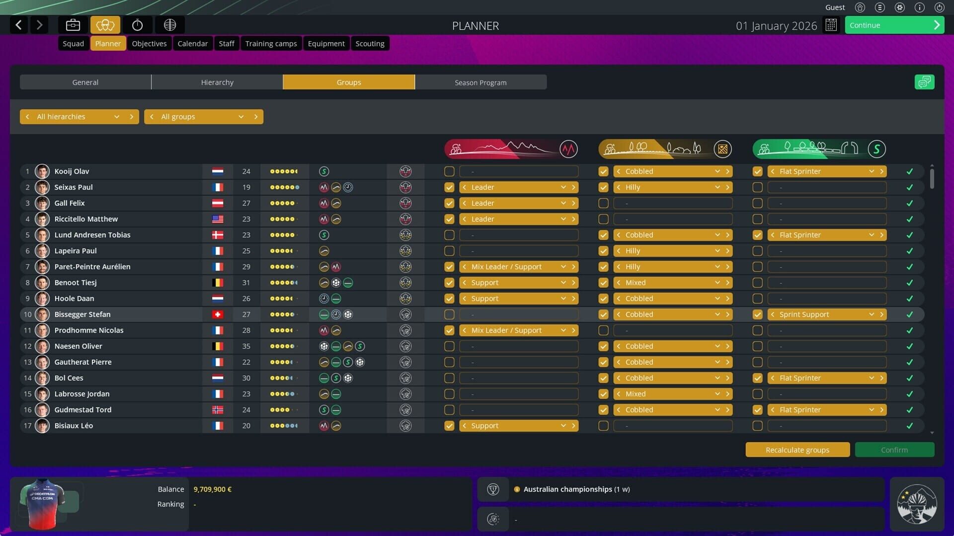 Screenshot for Pro Cycling Manager 26
