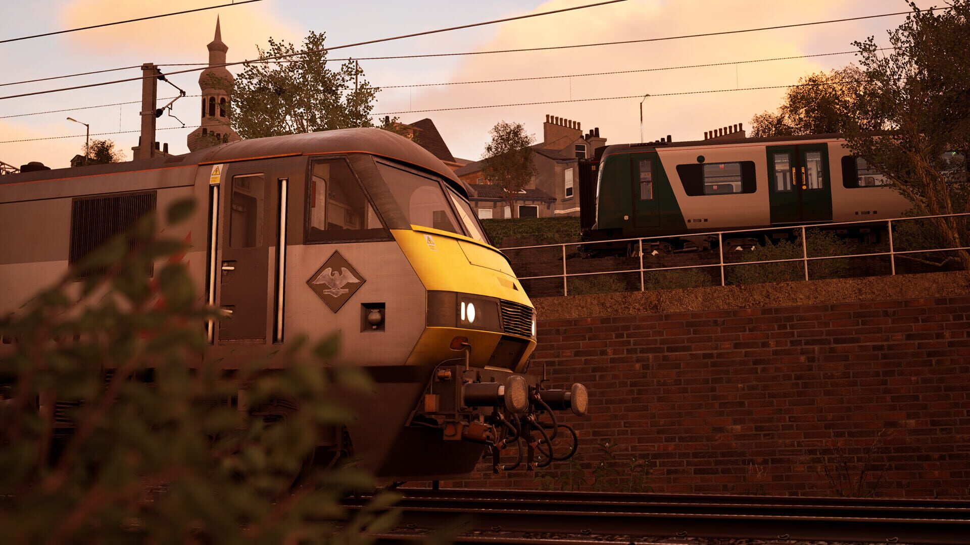 Screenshot for Train Sim World 6: BR Class 90 Electric Freight Loco