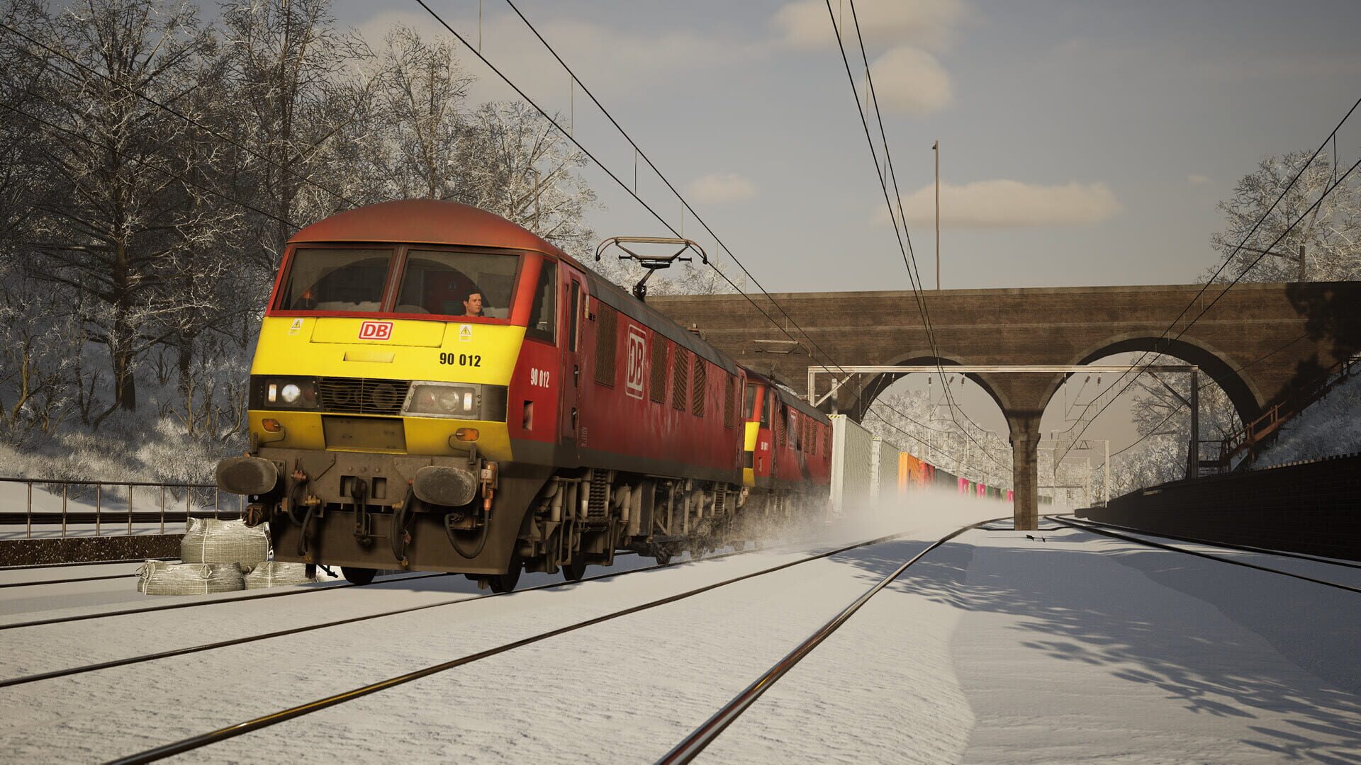 Screenshot for Train Sim World 6: BR Class 90 Electric Freight Loco