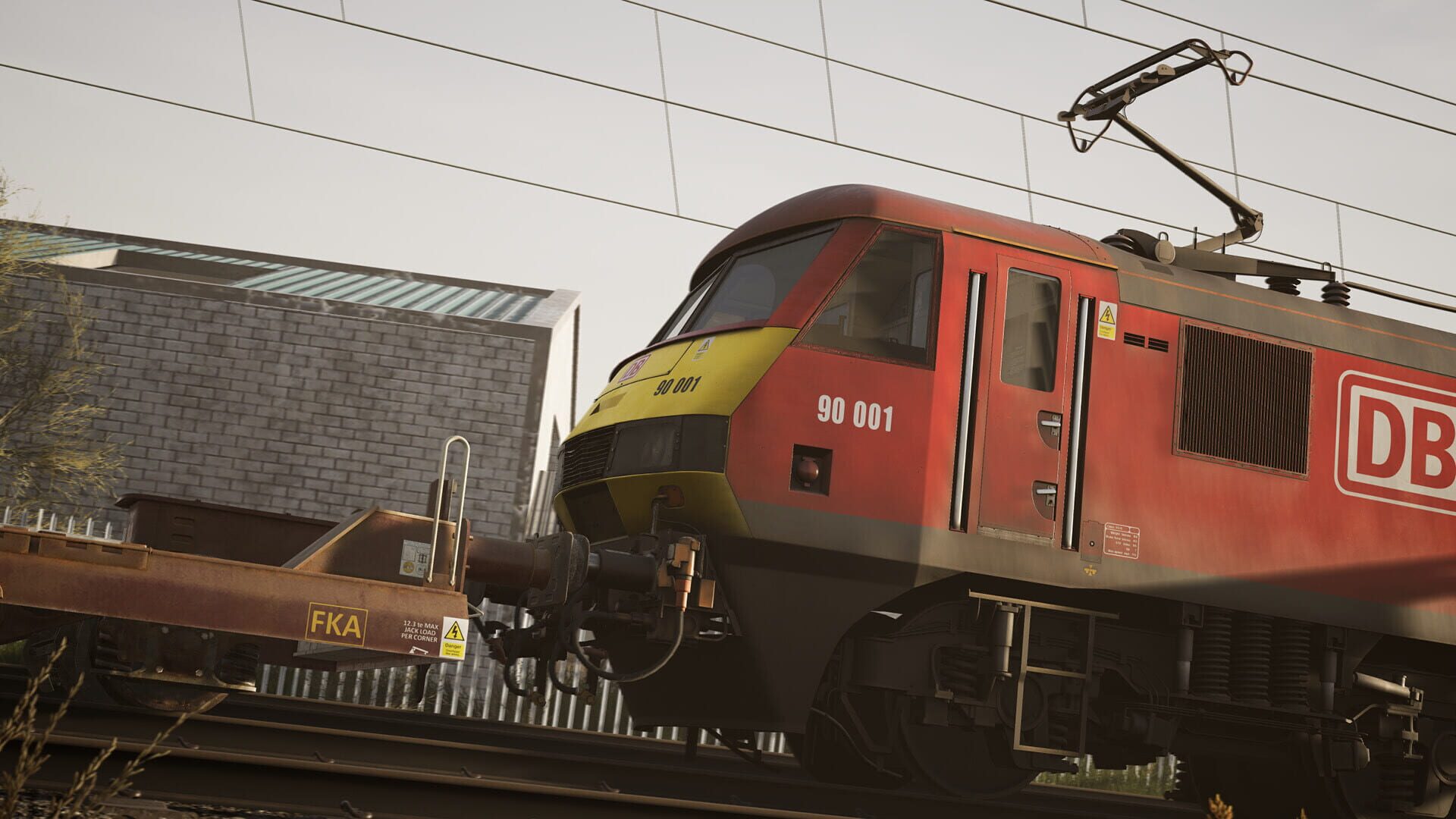Screenshot for Train Sim World 6: BR Class 90 Electric Freight Loco