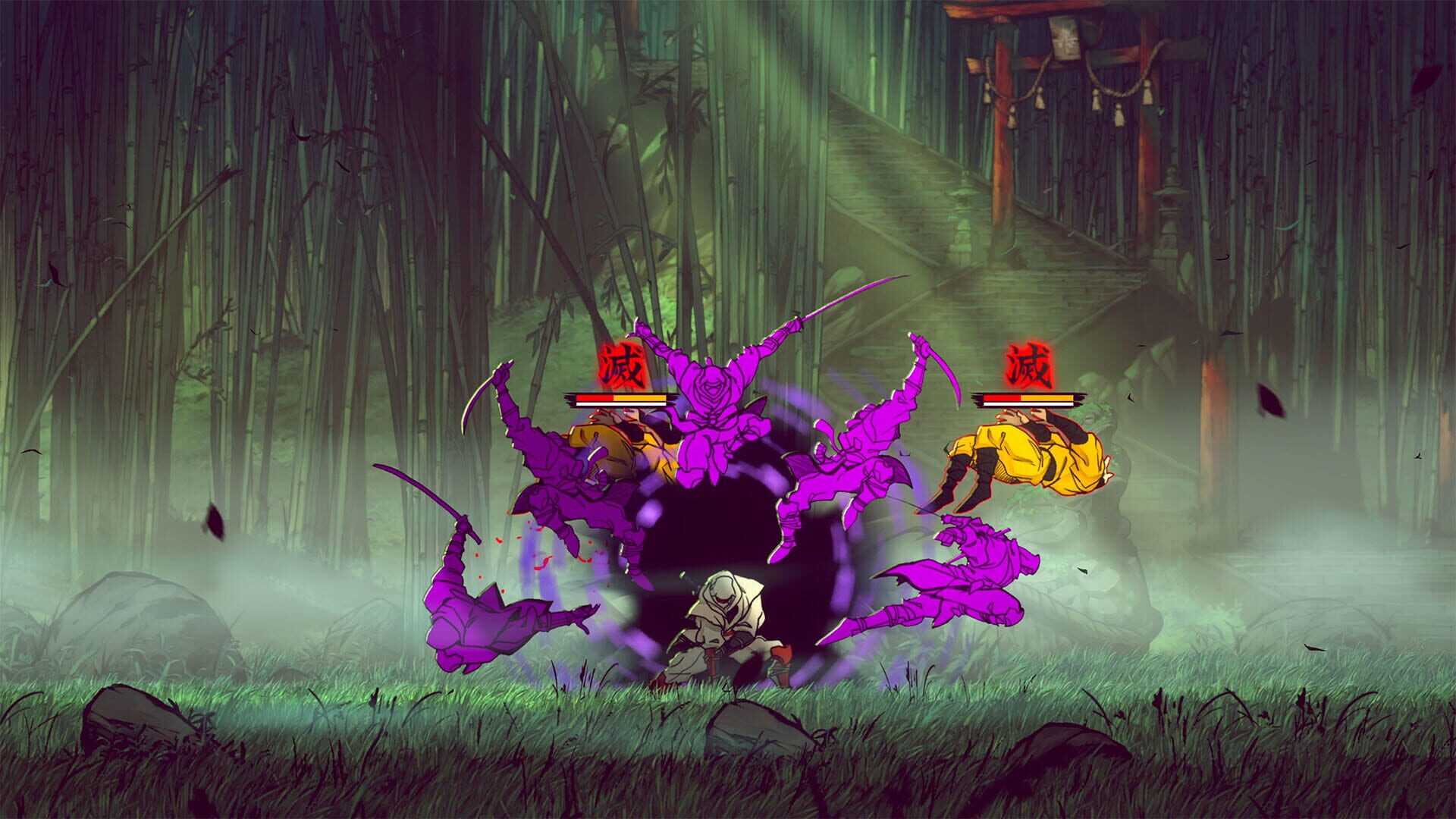 Screenshot for Shinobi: Art of Vengeance - Sega Villains Stage