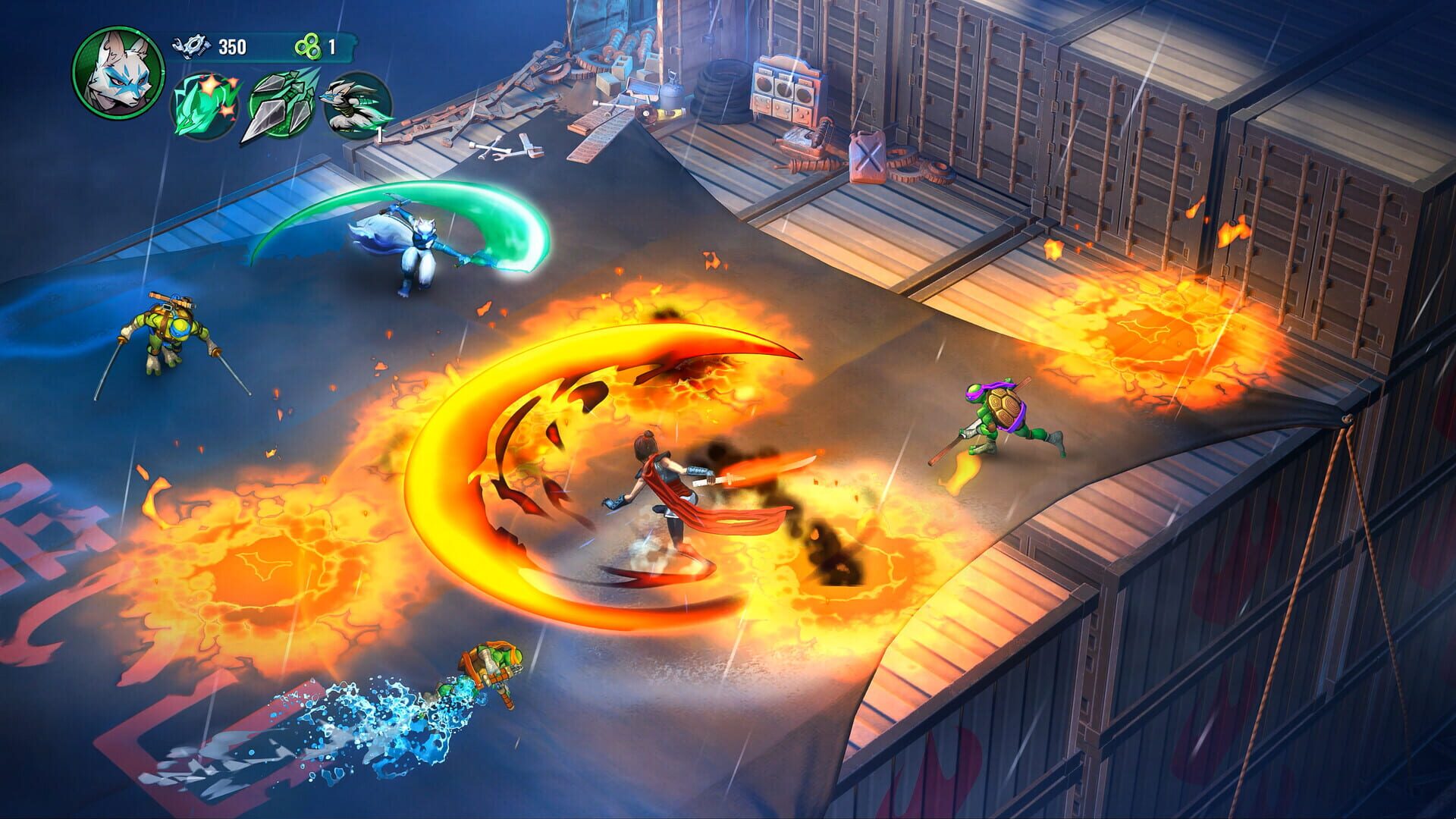 Screenshot for Teenage Mutant Ninja Turtles: Splintered Fate - Alopex Character DLC