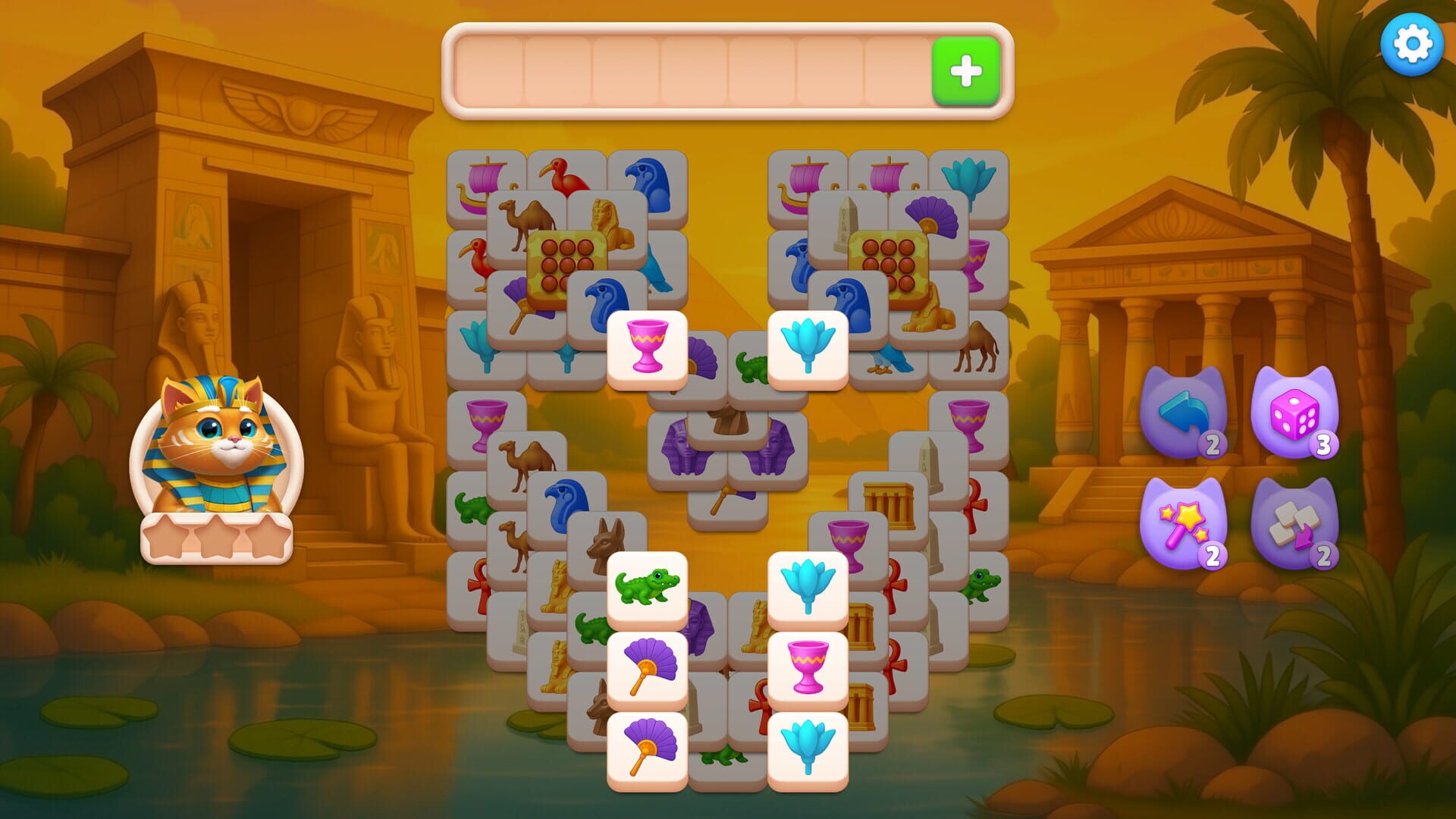 Screenshot for Catjong 4: Secrets of the Purramids