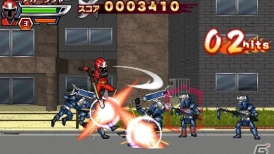 Screenshot for Shuriken Sentai Ninninger: Game de Wasshoi!!