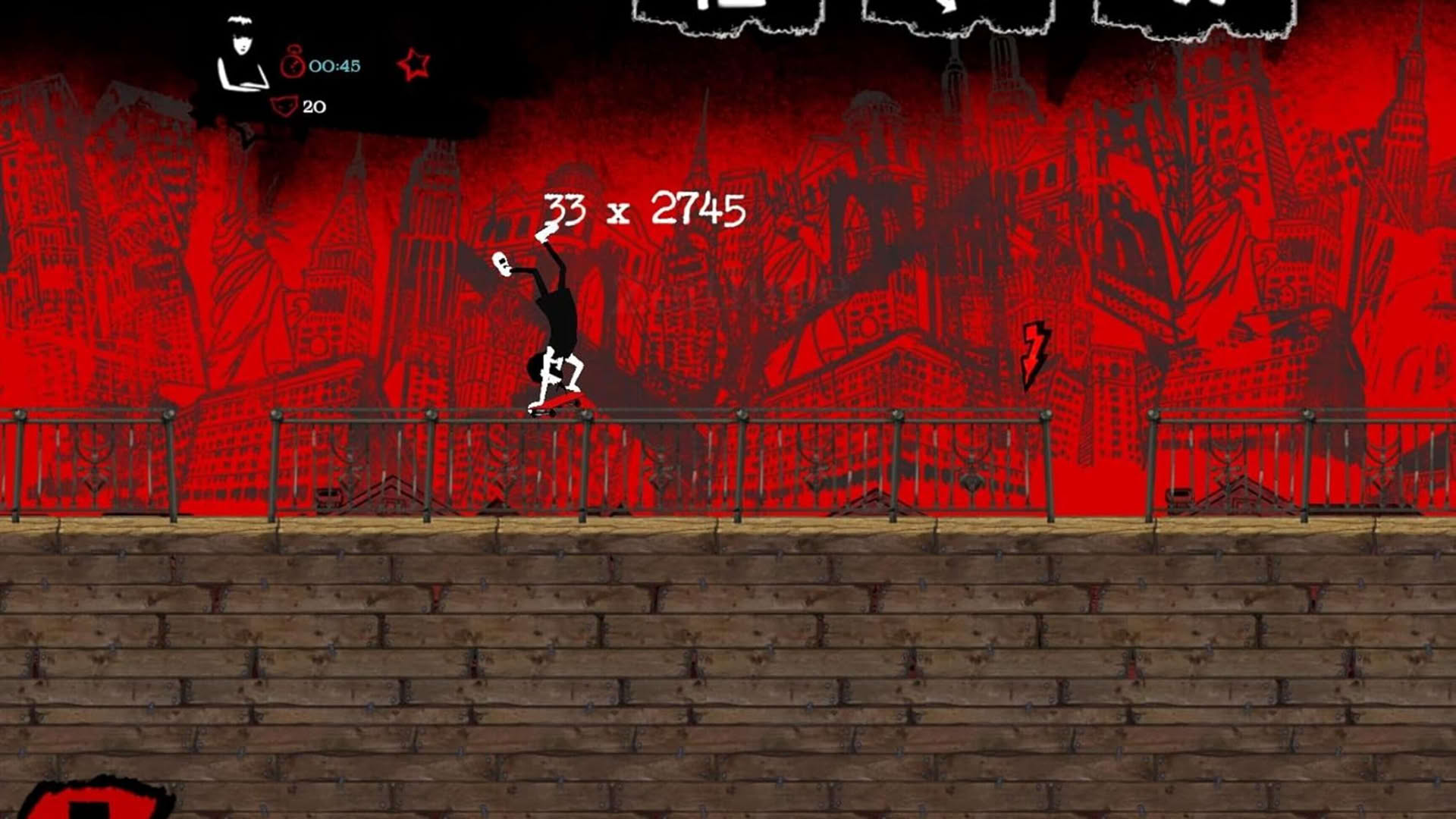 Screenshot for Emily the Strange: Skate Strange