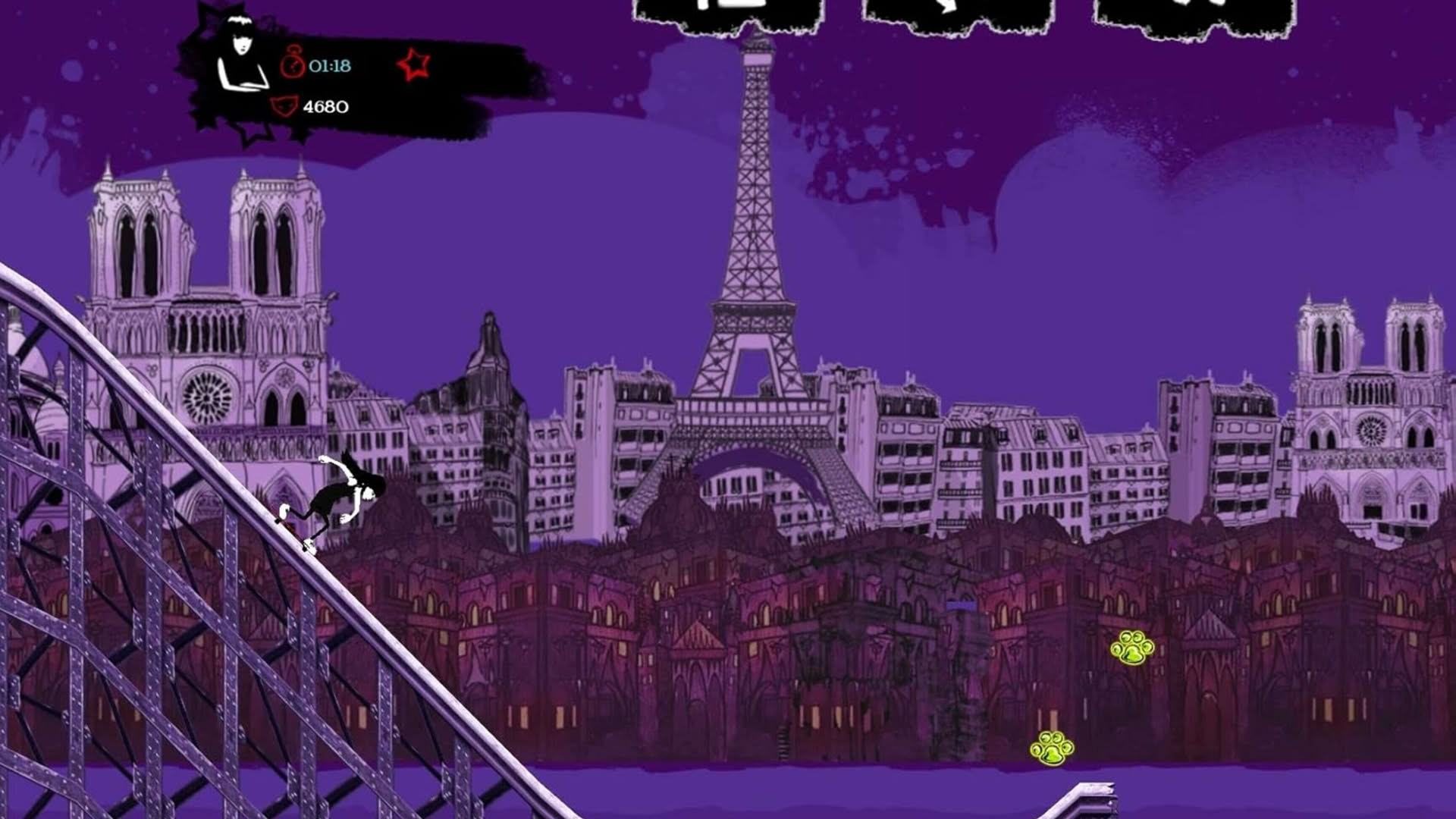 Screenshot for Emily the Strange: Skate Strange