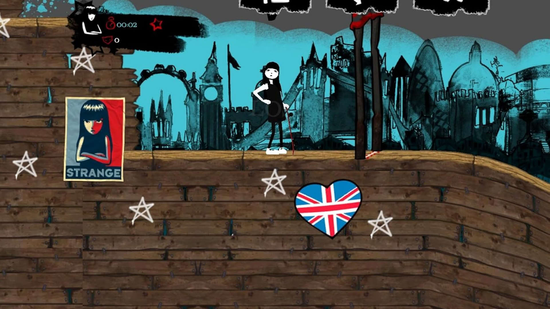 Screenshot for Emily the Strange: Skate Strange