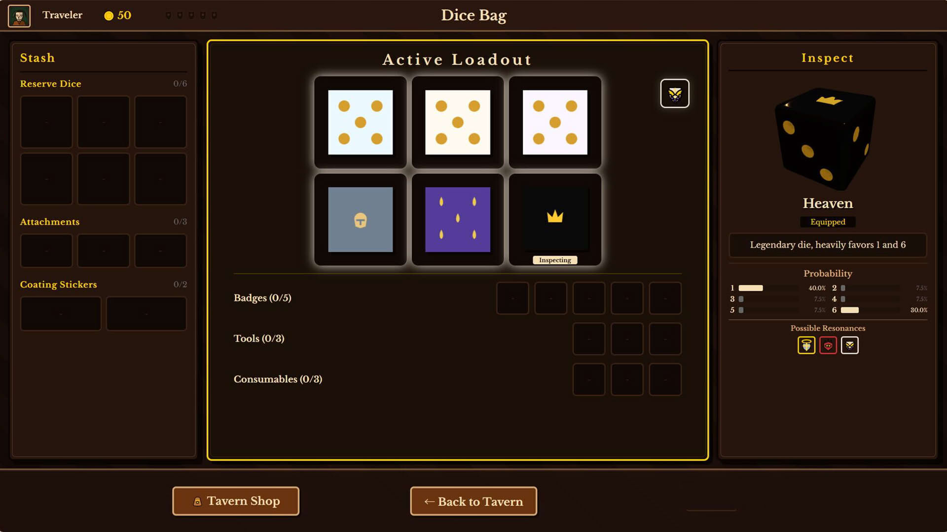 Screenshot for Dice Tavern: Farkle Roguelike