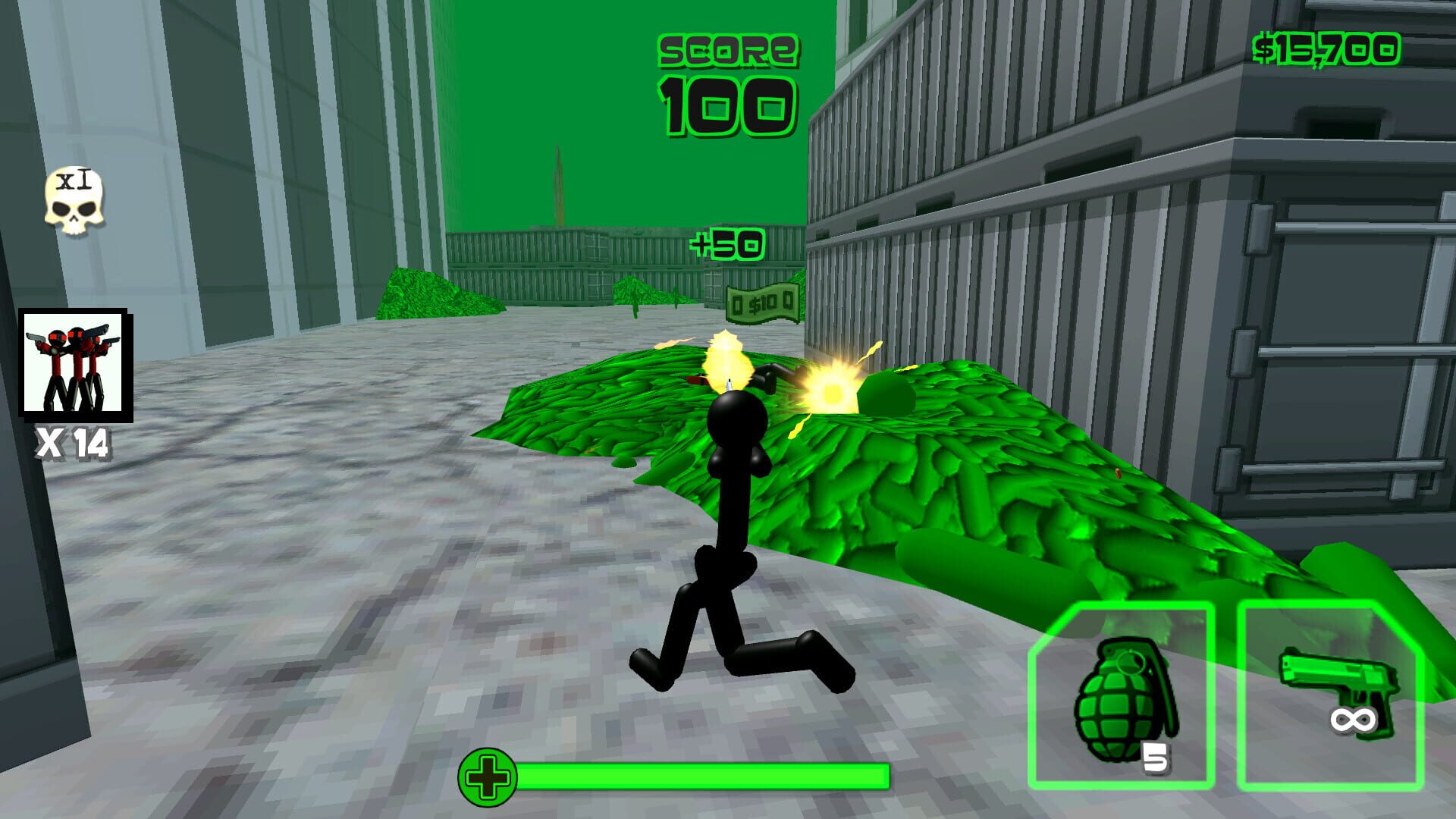 Screenshot for Stickman Zombie Shooting 3D