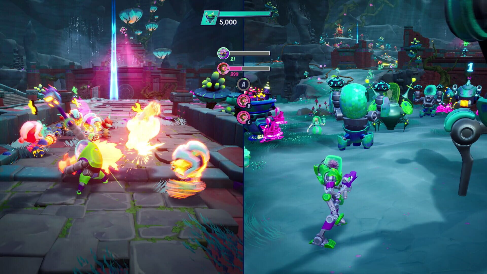 Screenshot for Chip 'n Clawz vs. The Brainioids: Going Underground