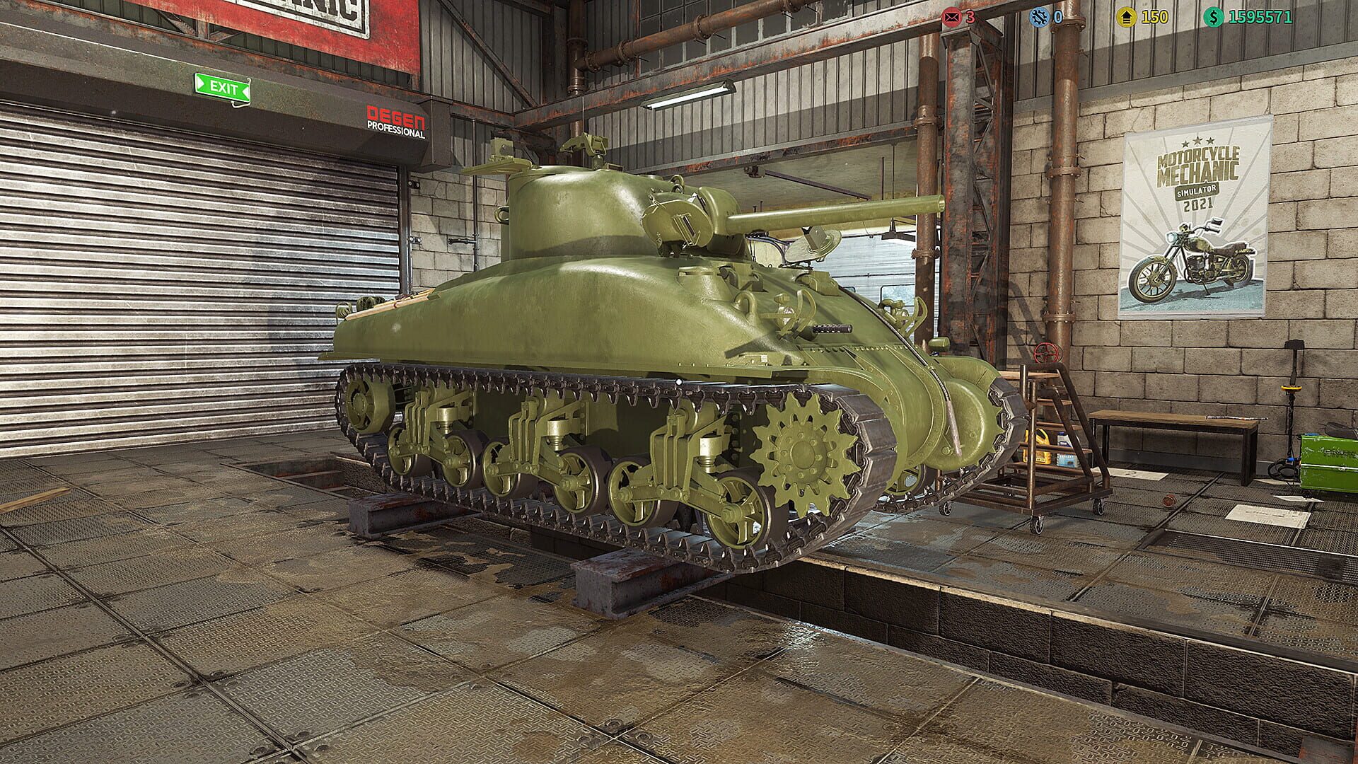 Screenshot for Tank Mechanic Simulator: Shermans DLC