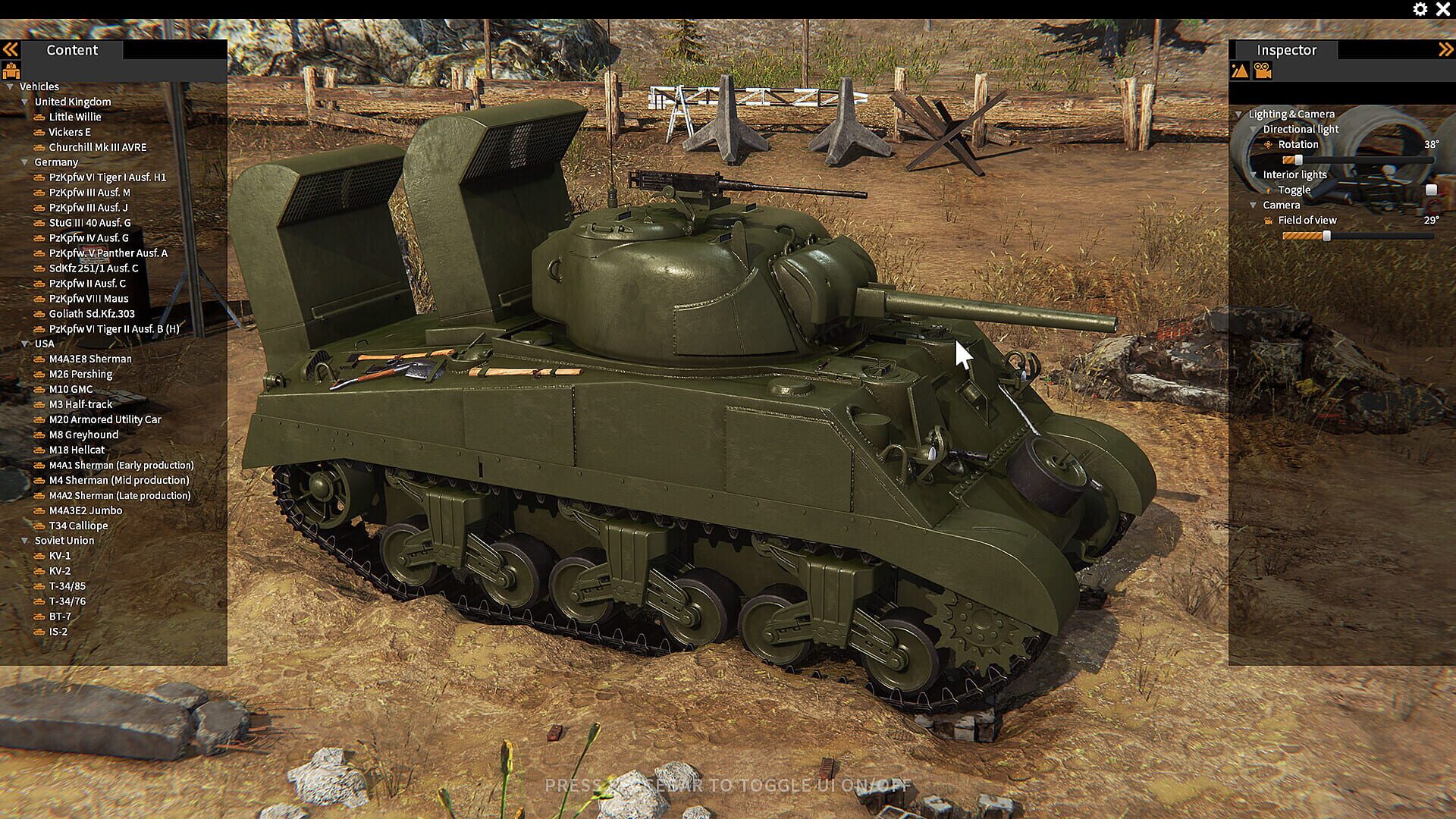 Screenshot for Tank Mechanic Simulator: Shermans DLC