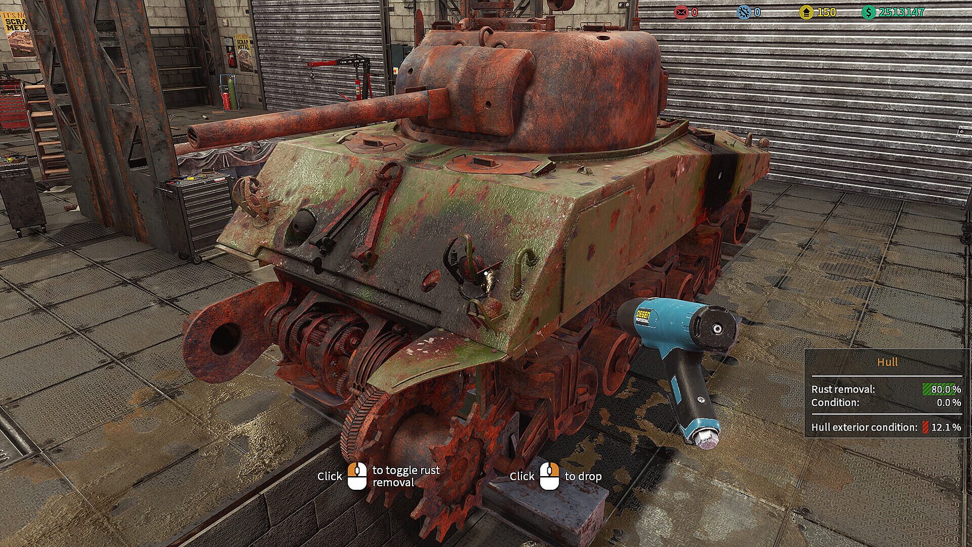 Screenshot for Tank Mechanic Simulator: Shermans DLC