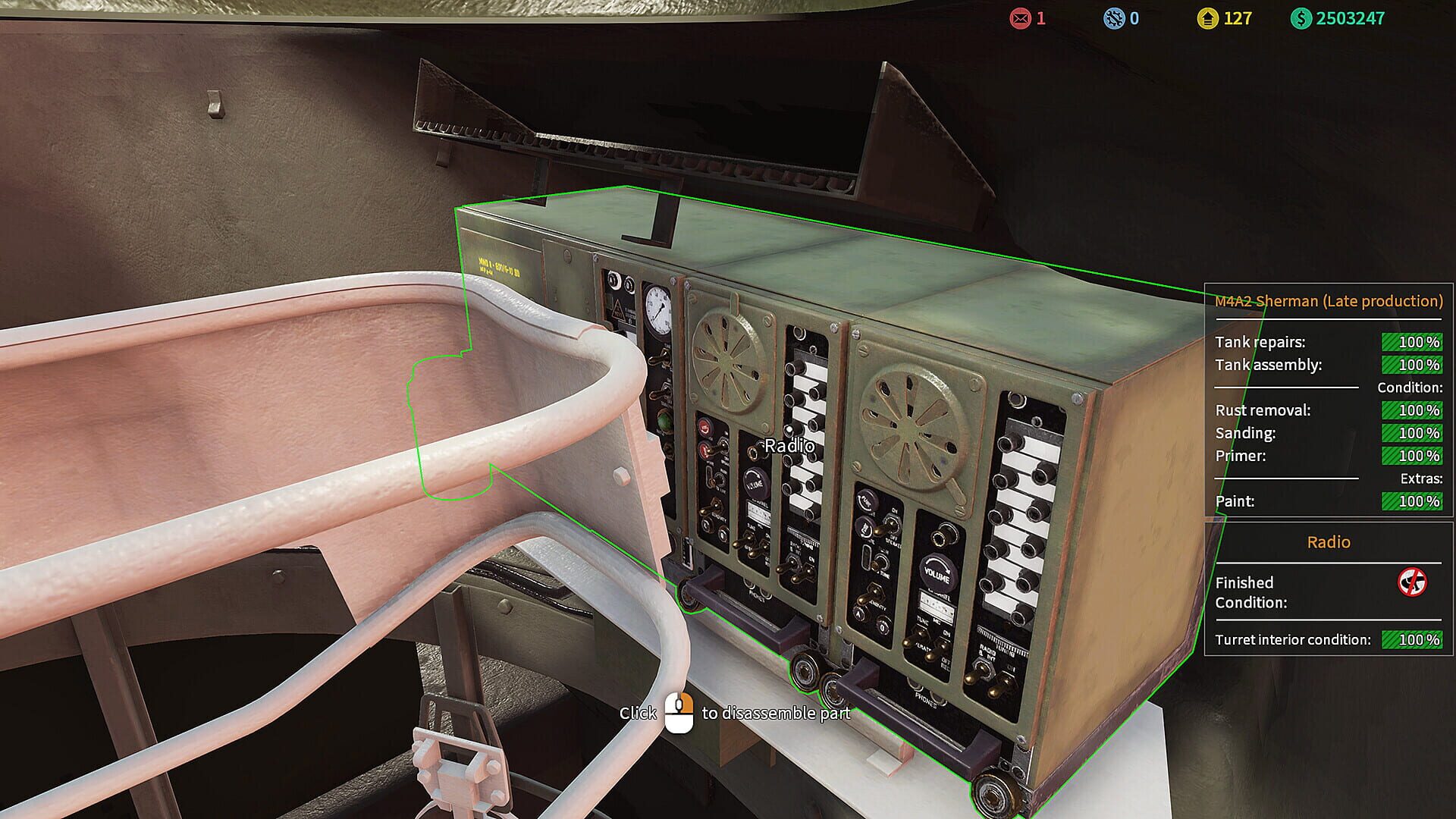Screenshot for Tank Mechanic Simulator: Shermans DLC