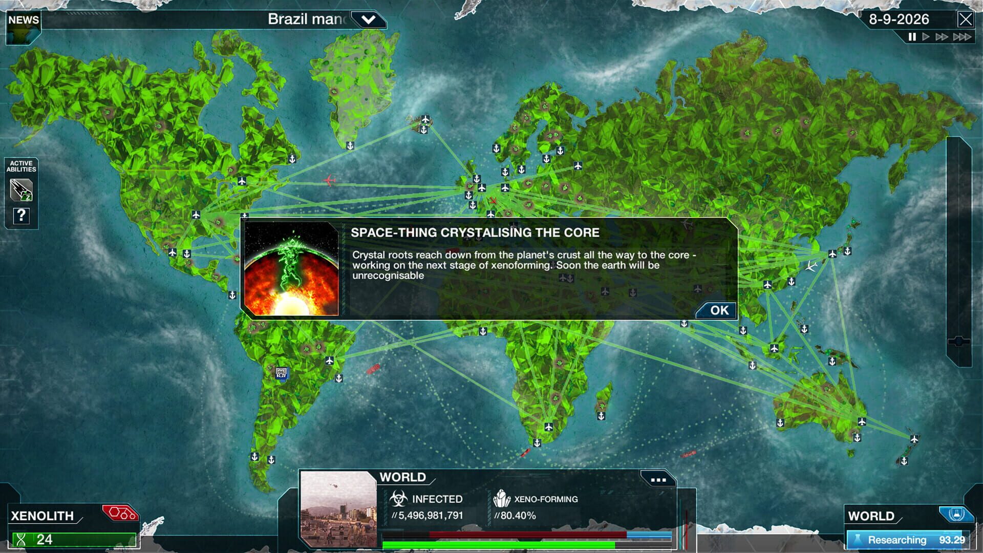 Screenshot for Plague Inc: Aliens & Anti-Vaxxers