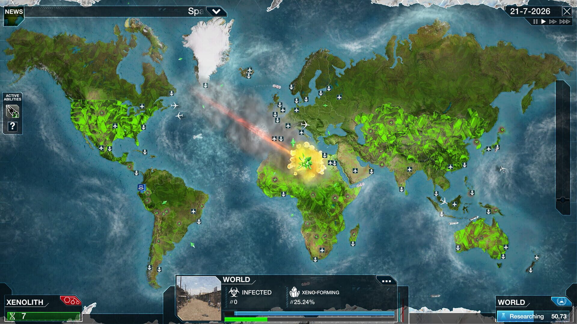 Screenshot for Plague Inc: Aliens & Anti-Vaxxers