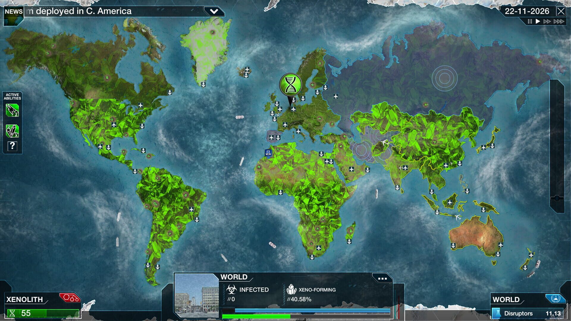 Screenshot for Plague Inc: Aliens & Anti-Vaxxers