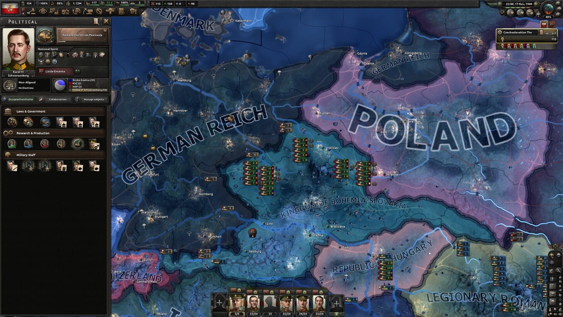 Screenshot for Hearts of Iron IV: Peace for Our Time