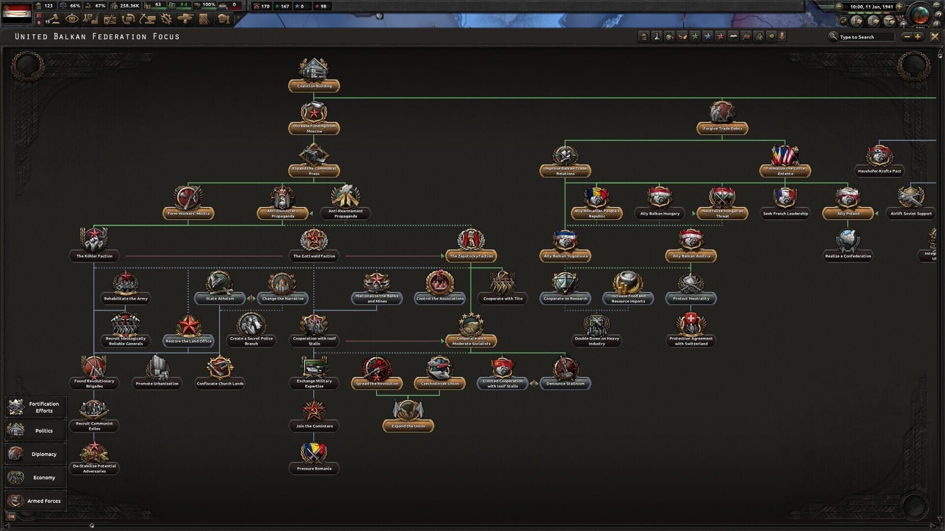 Screenshot for Hearts of Iron IV: Peace for Our Time