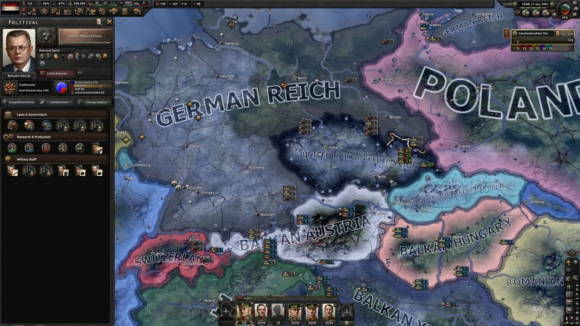 Screenshot for Hearts of Iron IV: Peace for Our Time