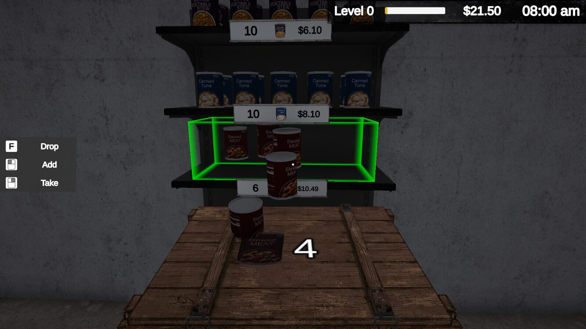 Screenshot for Quarantine Market Simulator