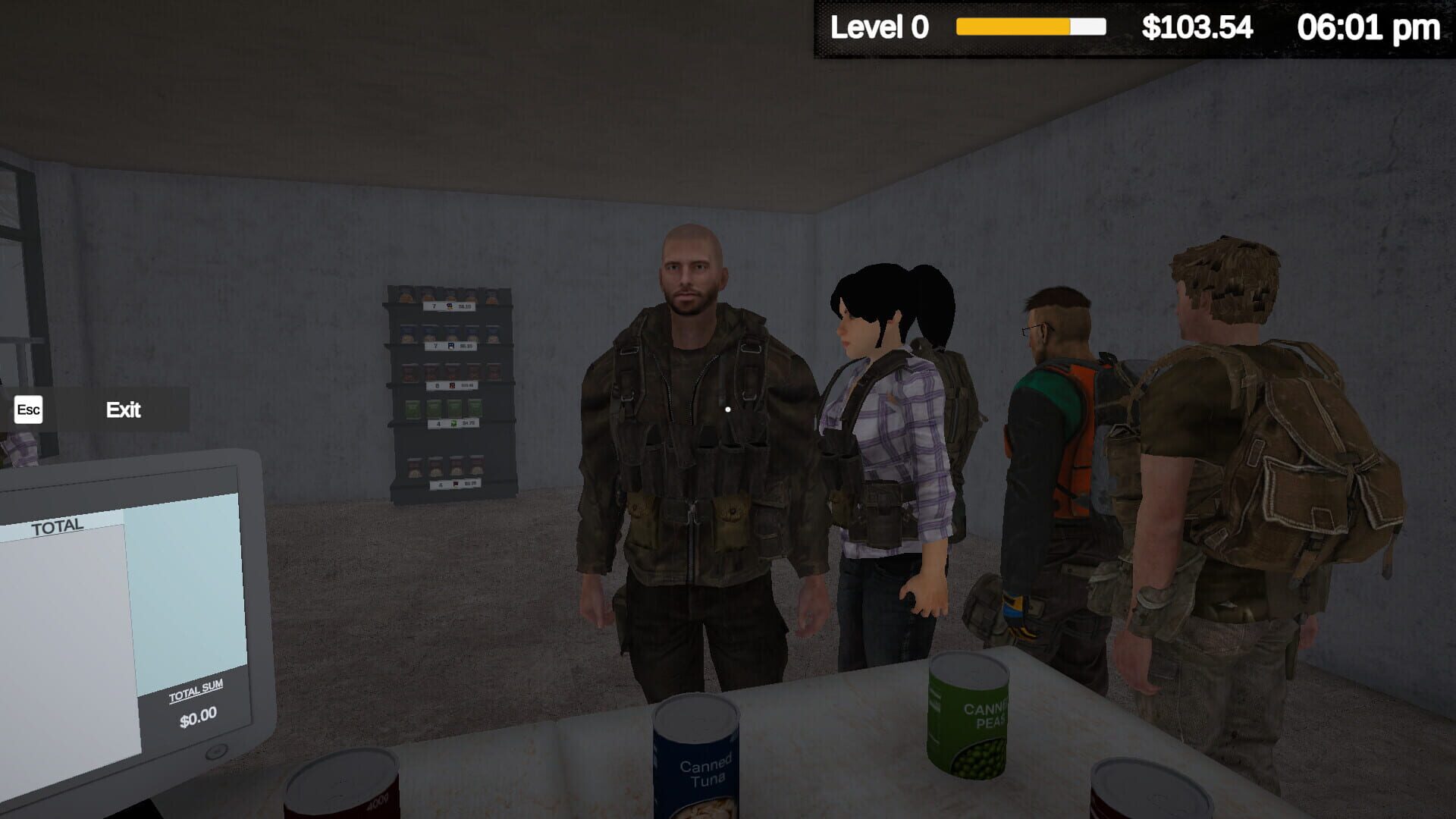 Screenshot for Quarantine Market Simulator