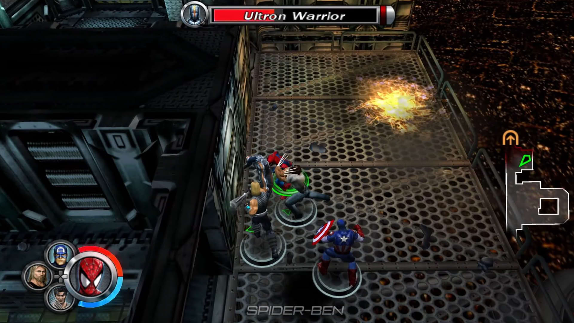 Screenshot for Marvel: Ultimate Alliance