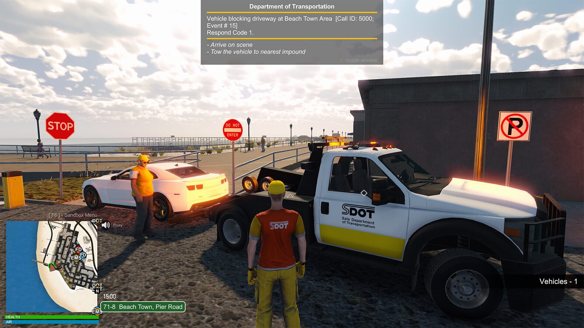Screenshot for Flashing Lights: Department of Transportation