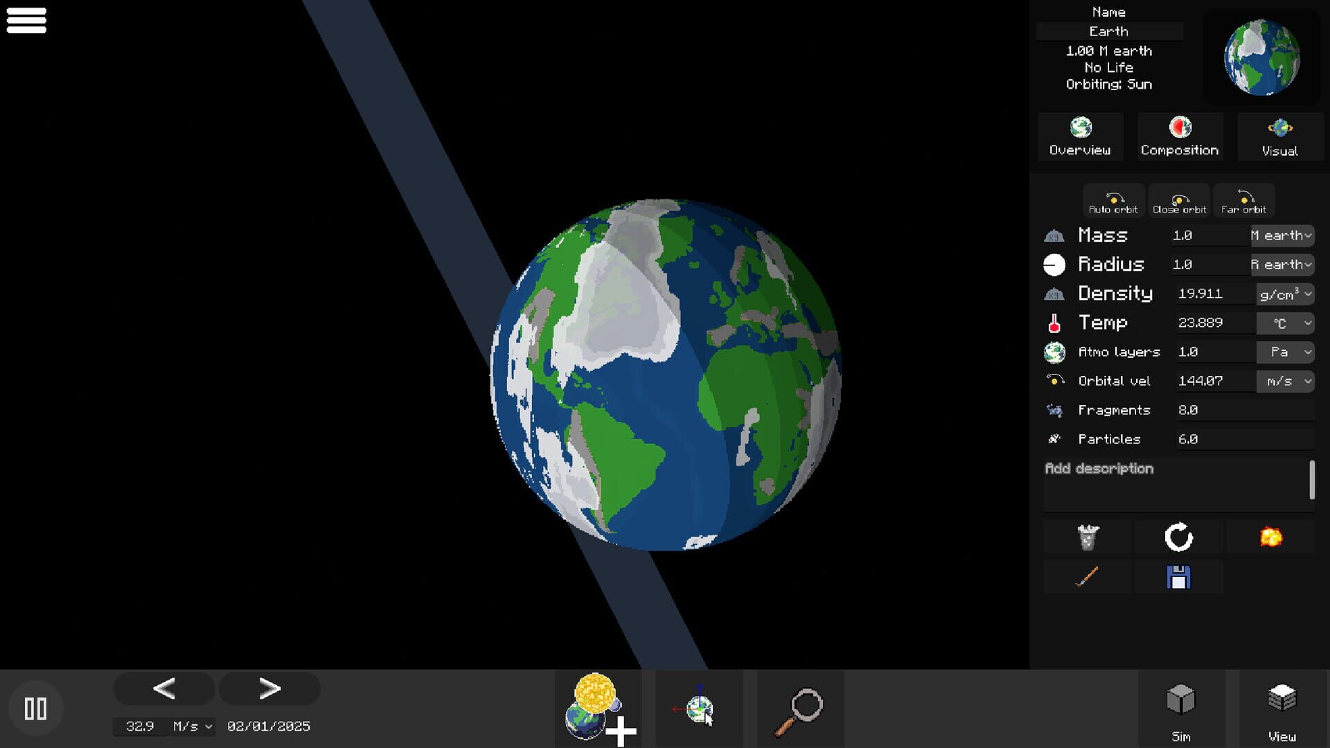 Screenshot for Solar Sandbox