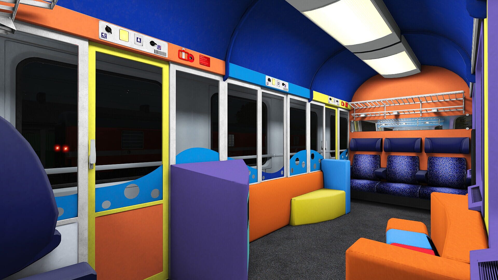 Screenshot for Trainz Plus DLC: OBB Eurofima Second Class Pack