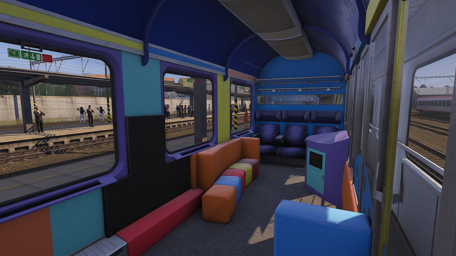 Screenshot for Trainz Plus DLC: OBB Eurofima Second Class Pack
