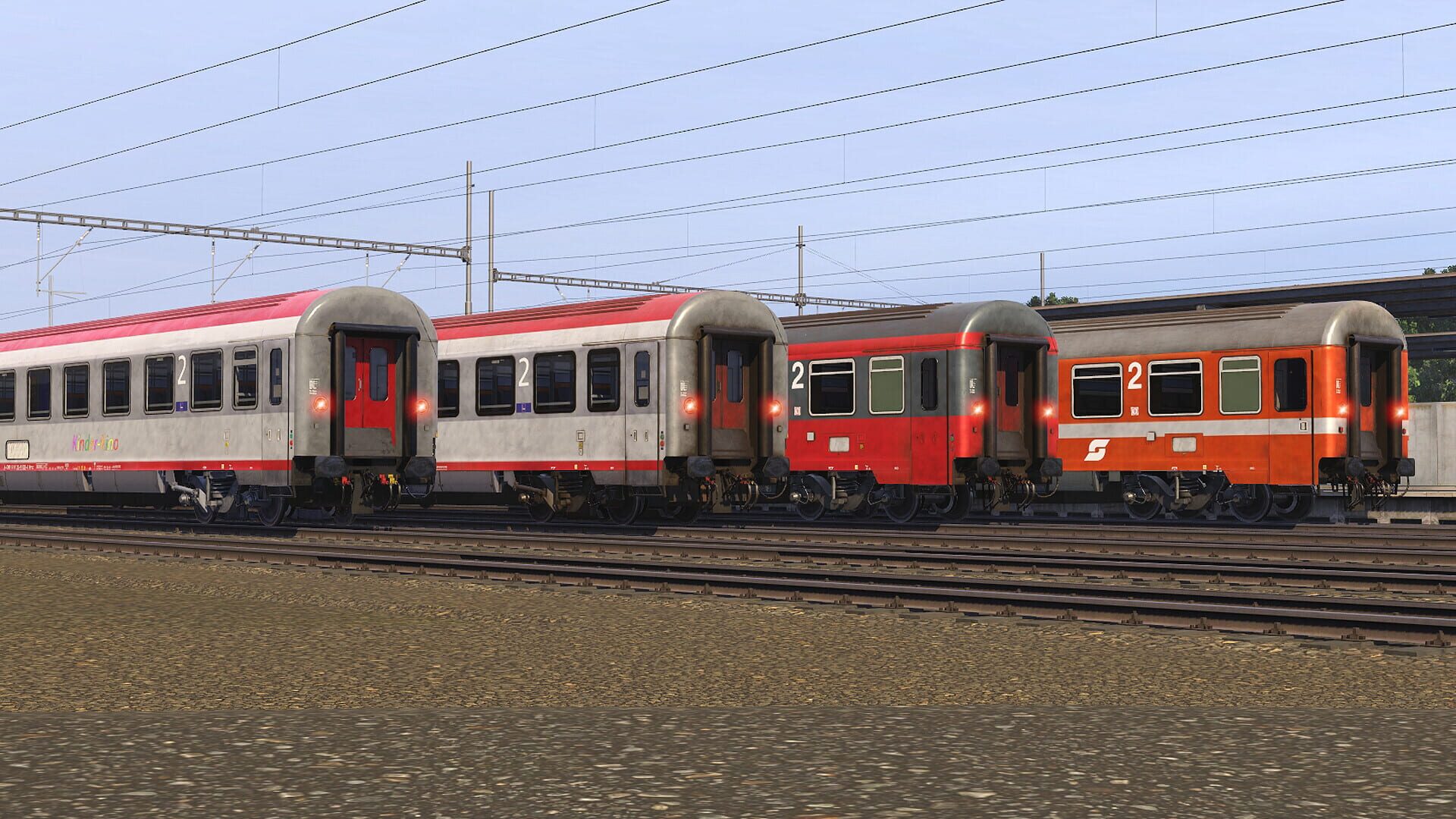 Screenshot for Trainz Plus DLC: OBB Eurofima Second Class Pack