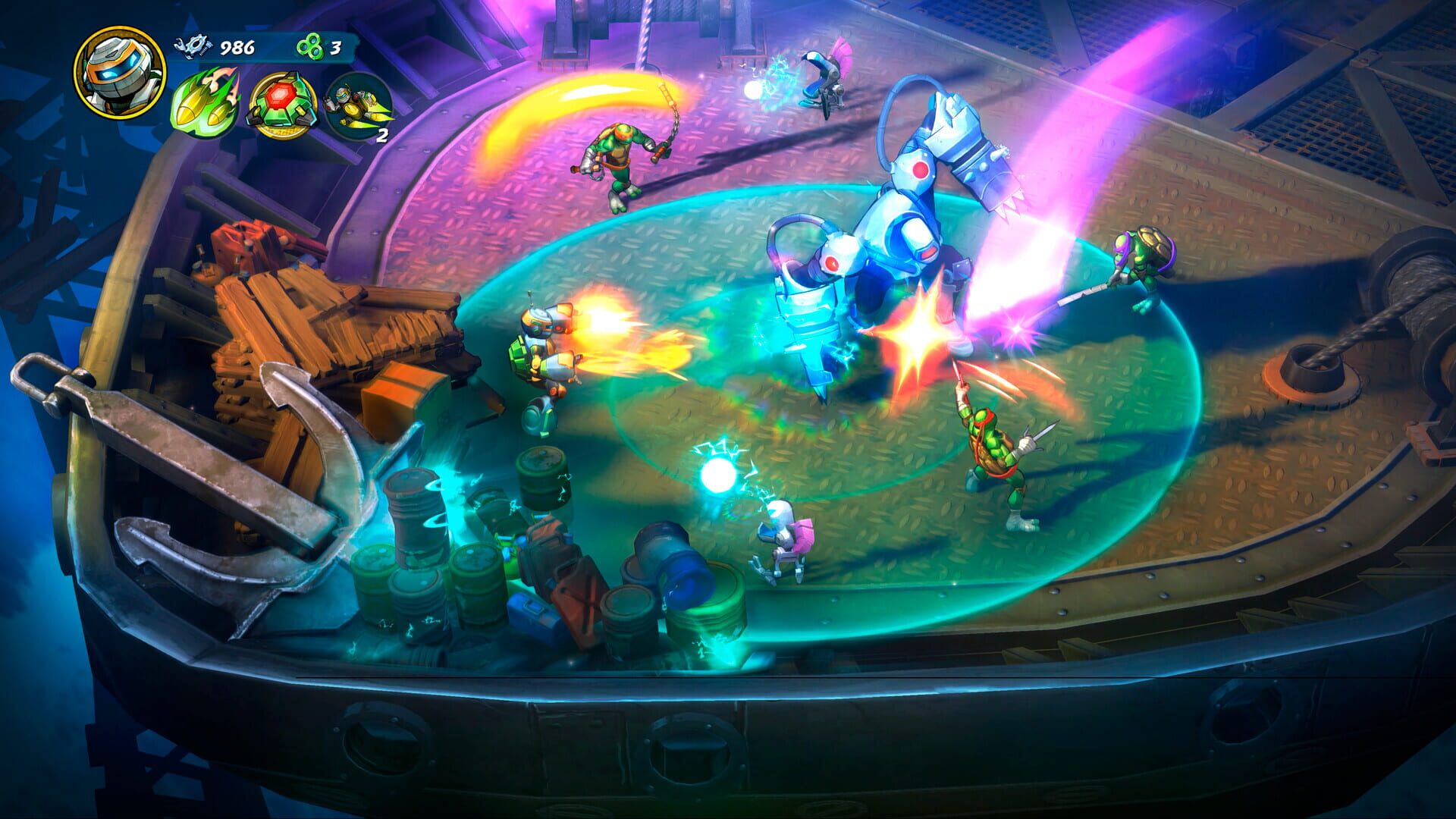 Screenshot for Teenage Mutant Ninja Turtles: Splintered Fate - Metalhead Character DLC