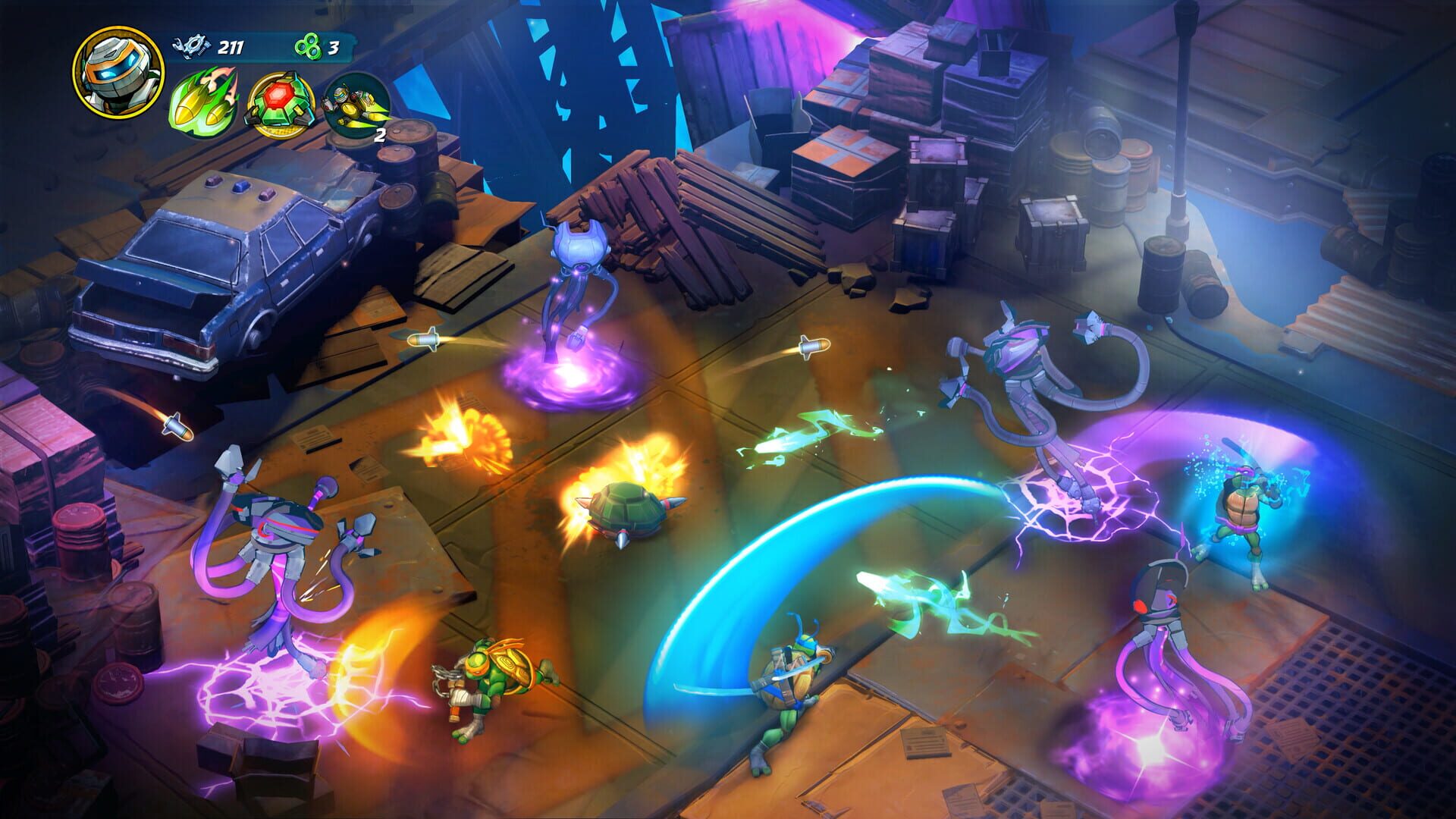 Screenshot for Teenage Mutant Ninja Turtles: Splintered Fate - Metalhead Character DLC