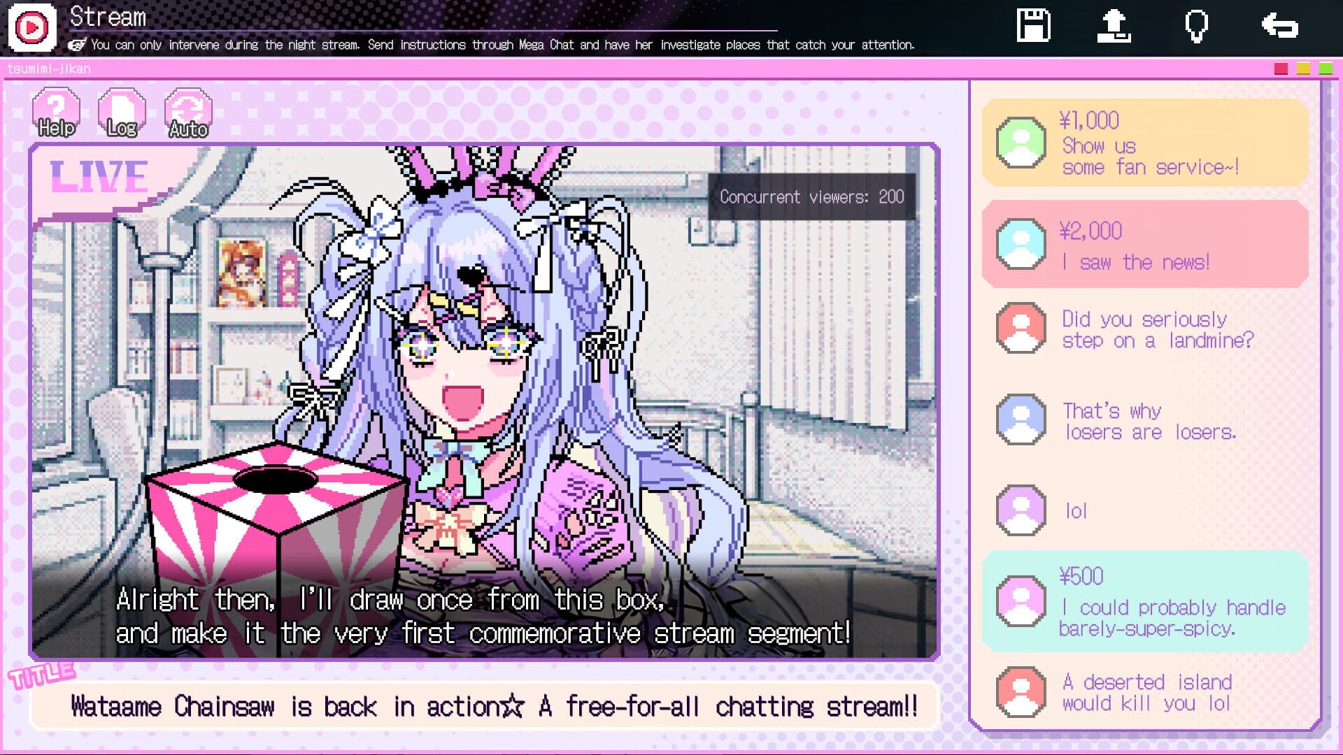 Screenshot for Red Chat Ritual: Tsumimi Time