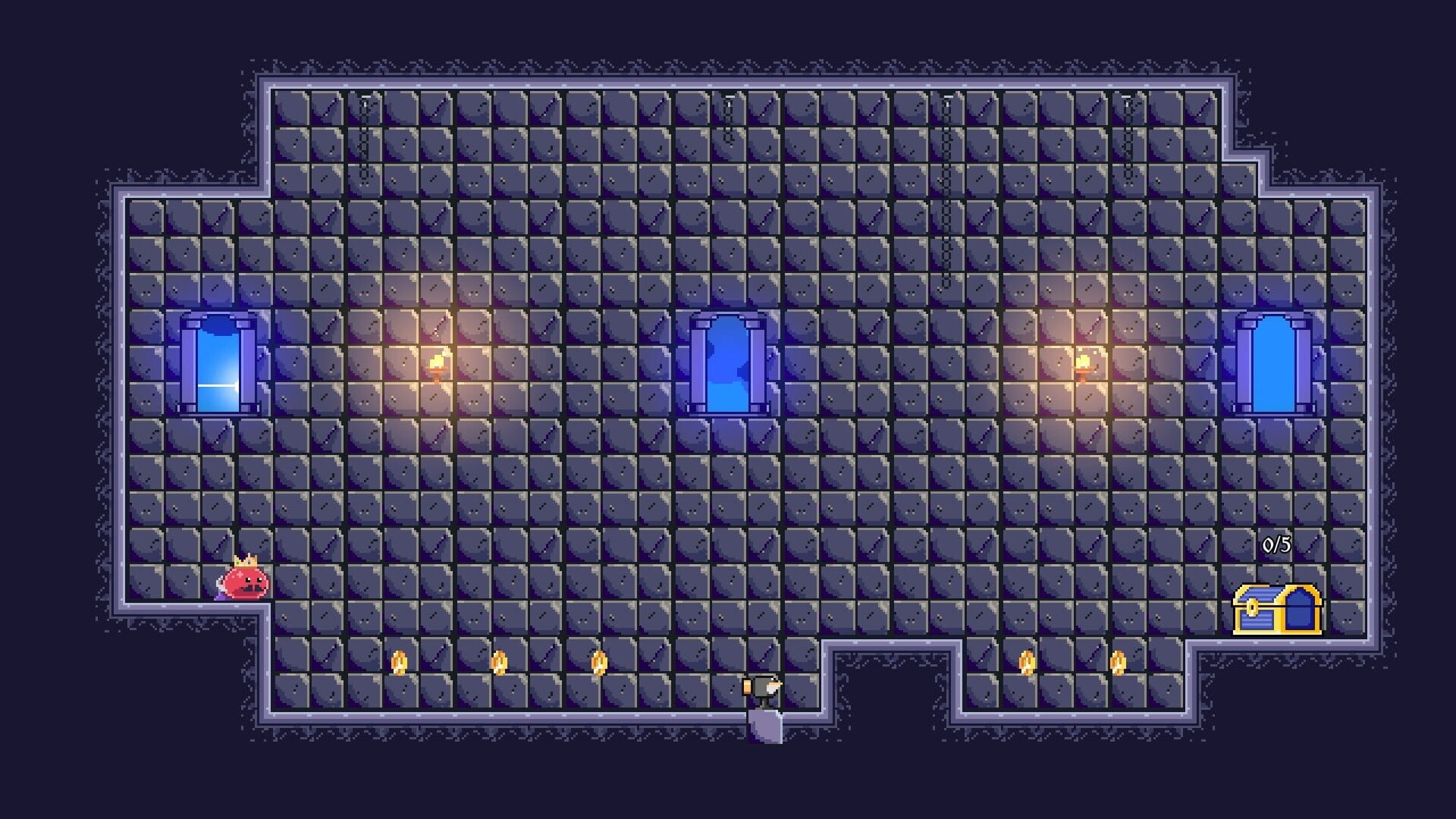 Screenshot for King Slime in Cashtle