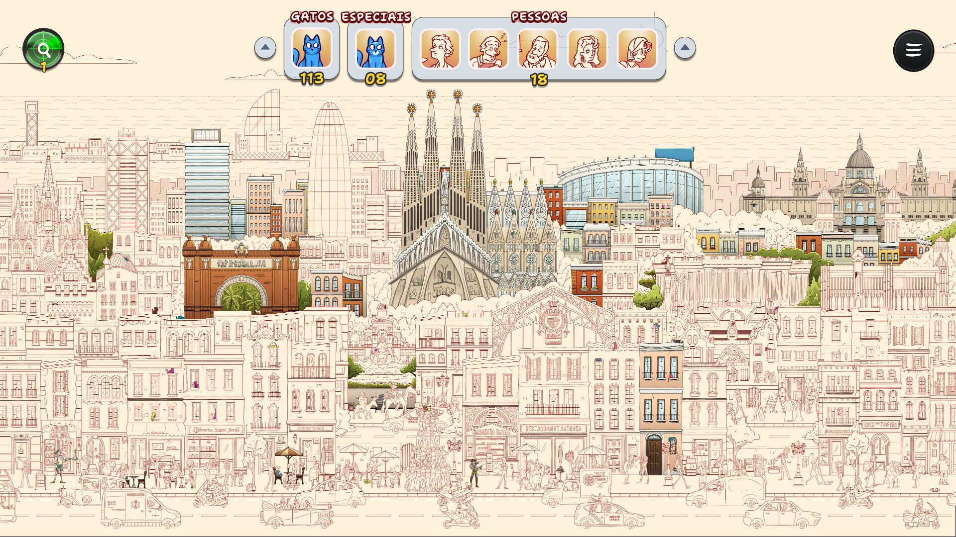 Screenshot for Hidden Cats in Barcelona