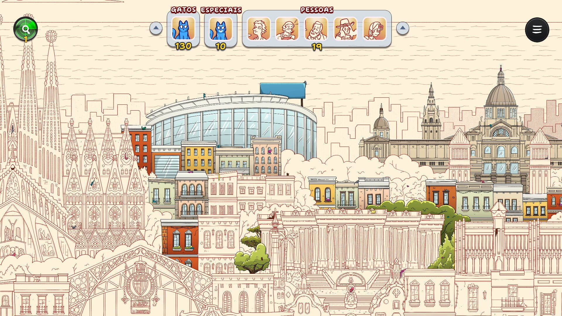Screenshot for Hidden Cats in Barcelona